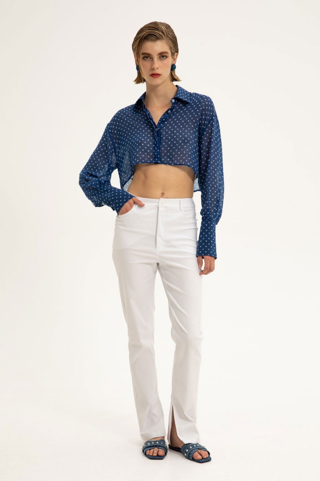 Picture of Eftychia Split Hem Pants