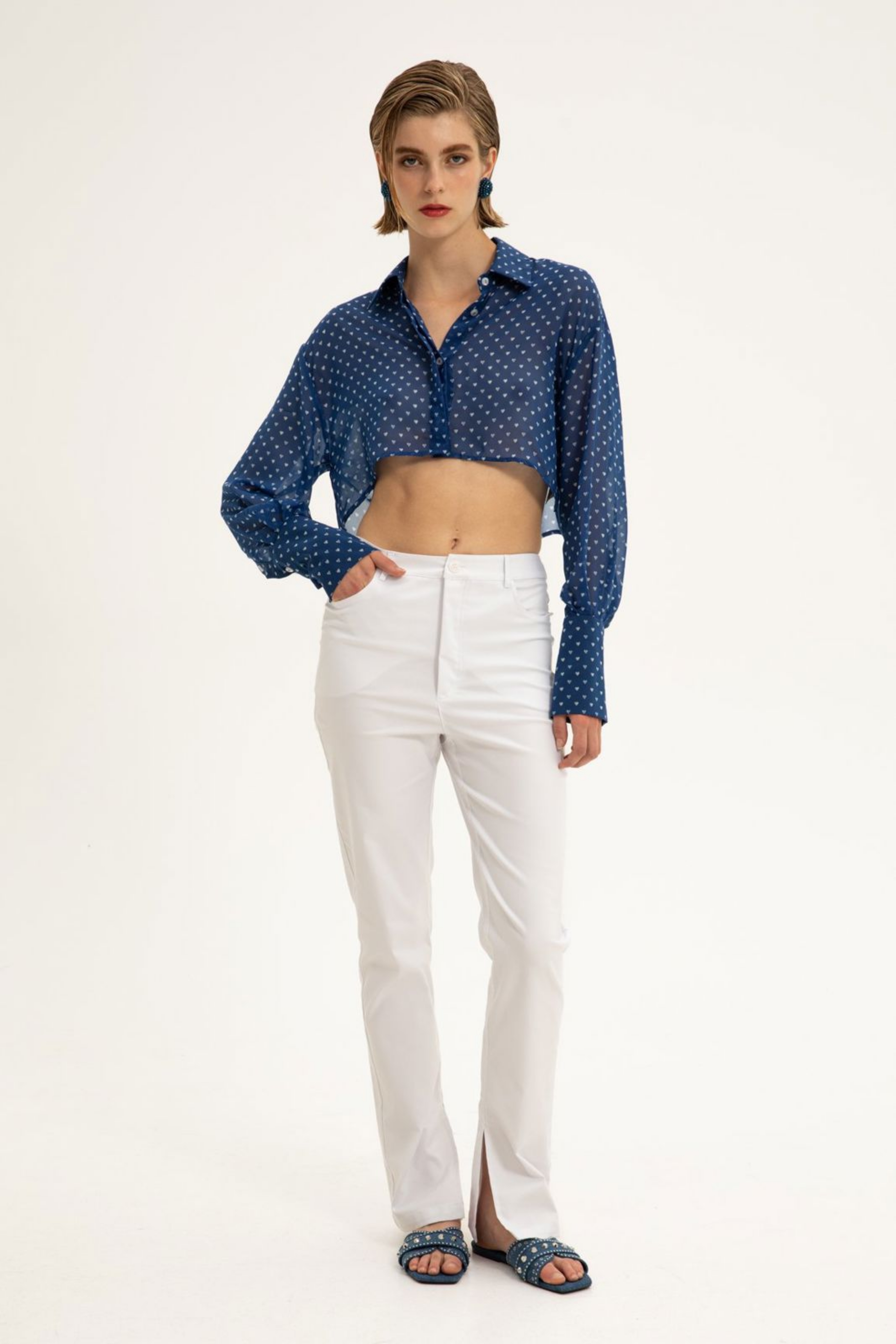 Picture of Eftychia Split Hem Pants