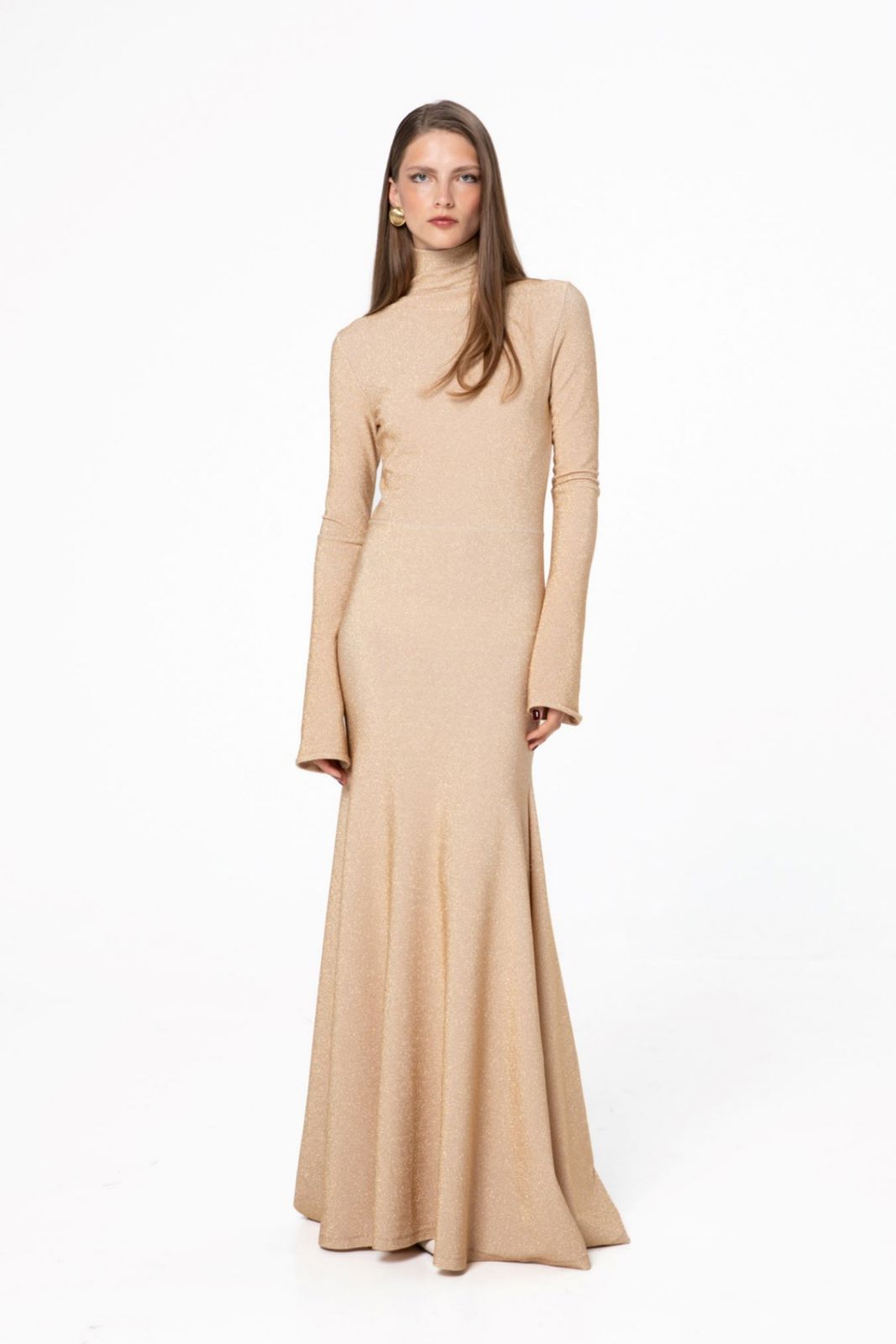 Picture of Pale High Neck Dress