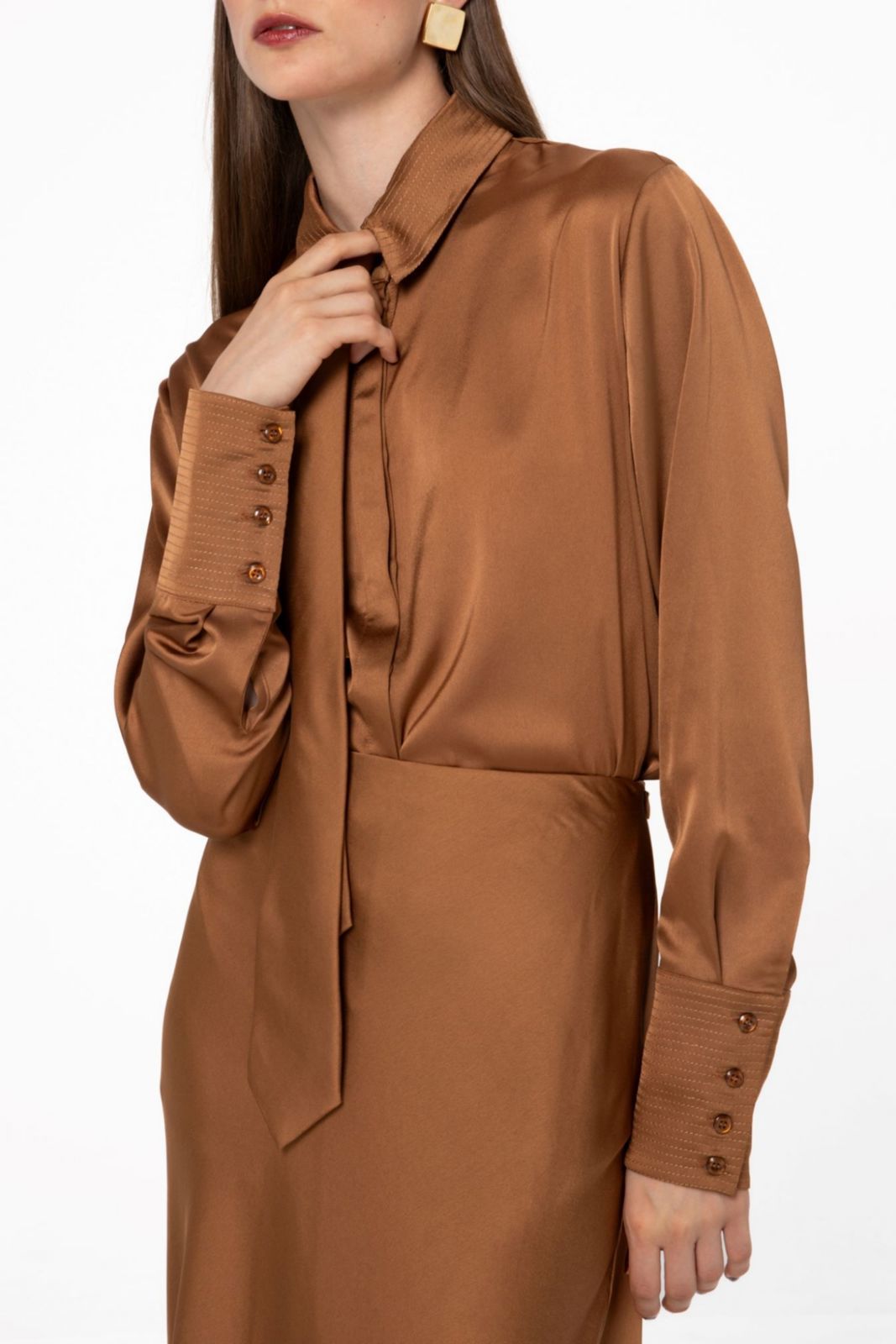 Picture of Bronze Satin Tie