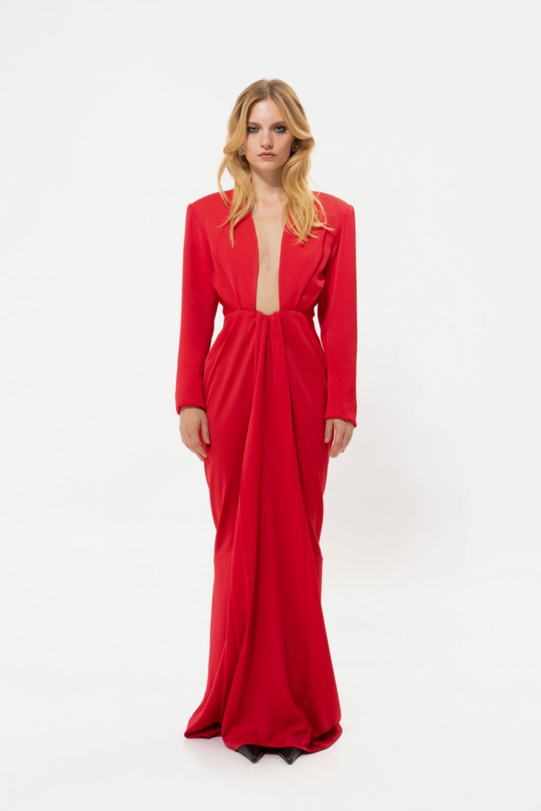 Picture of Red Satin Gown