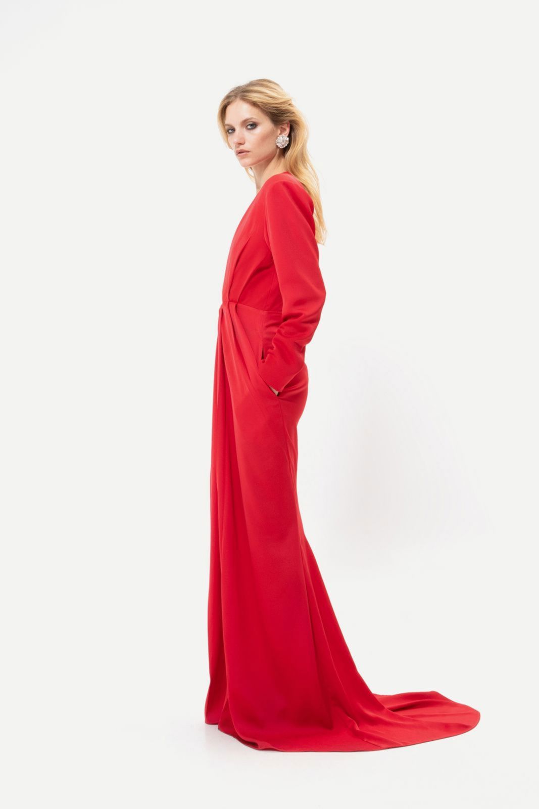 Picture of Red Satin Gown