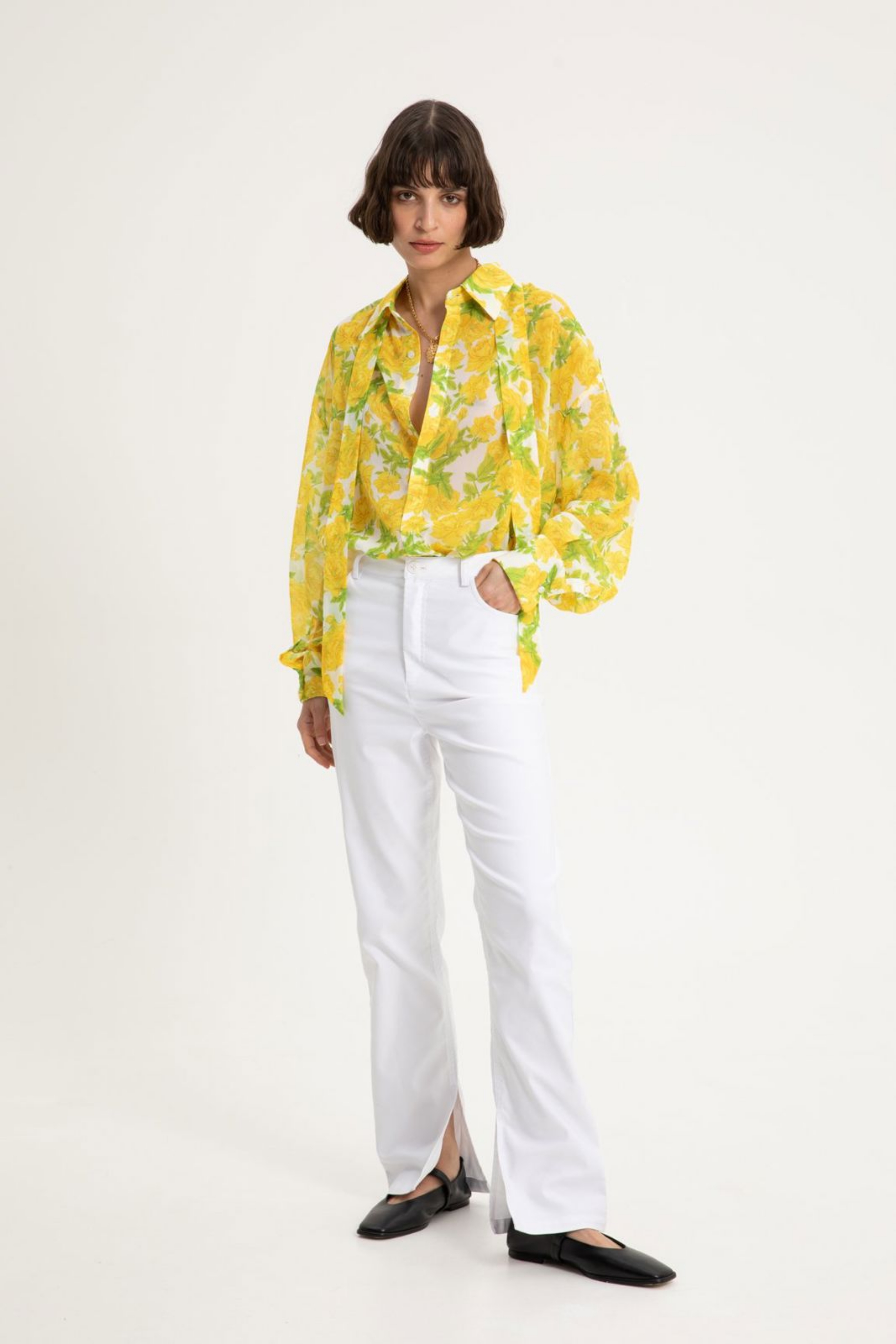 Picture of Eftychia Split Hem Pants