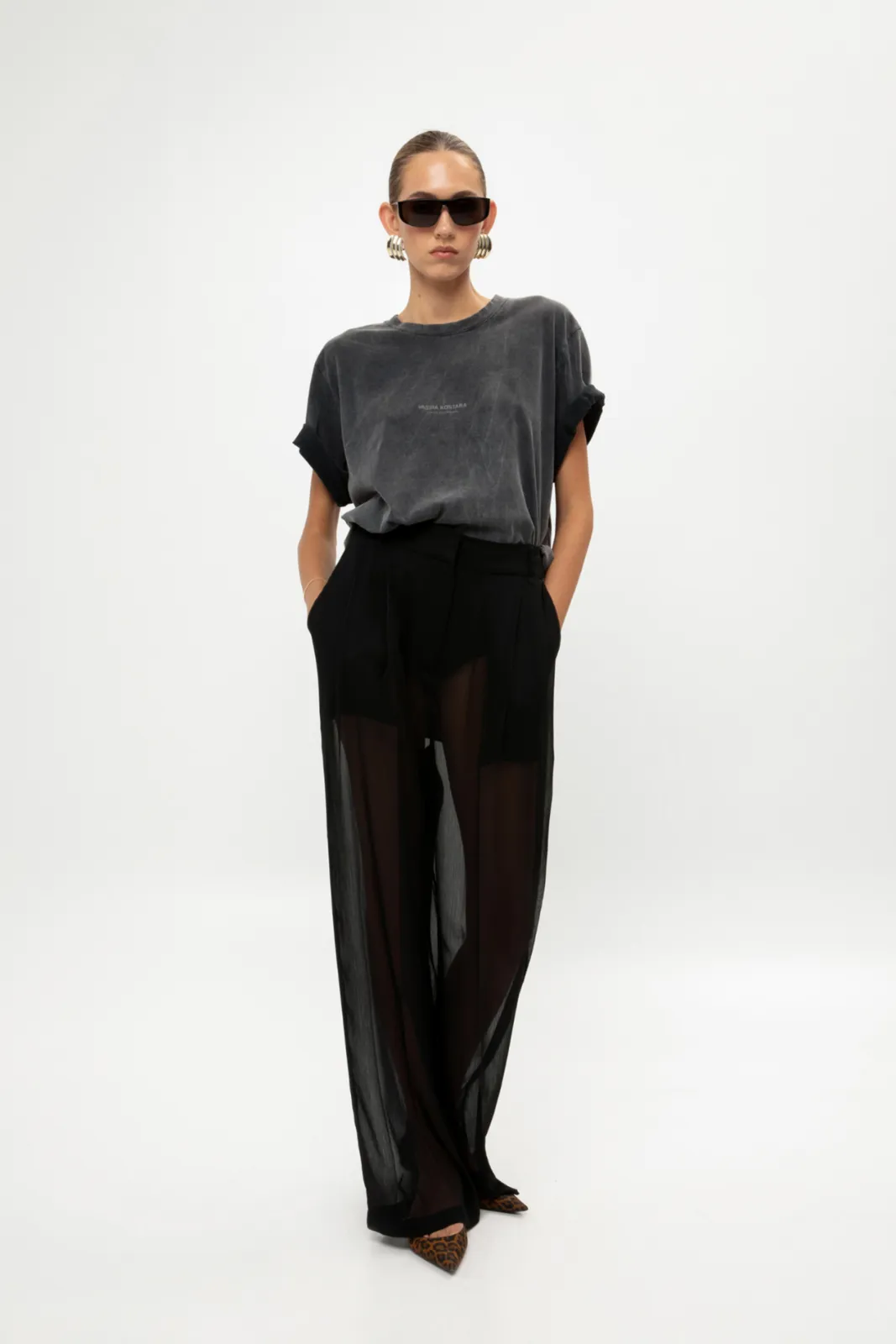 Picture of Black Sheer Pants
