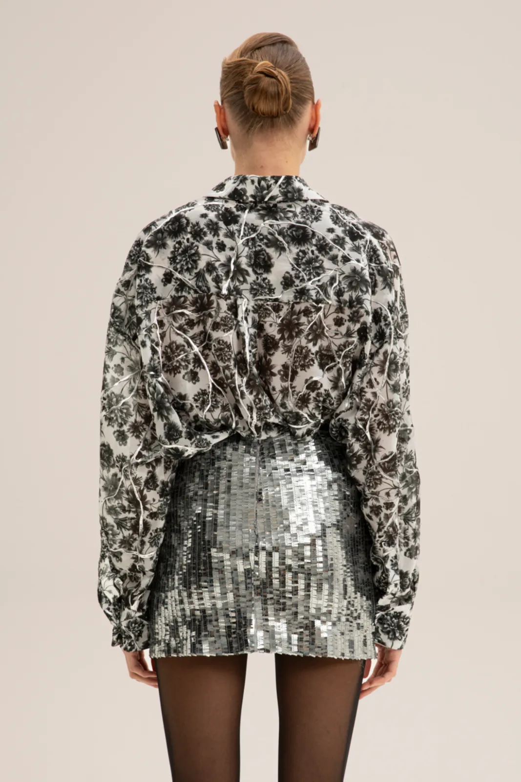 Picture of Silver Crackle One Size Shirt