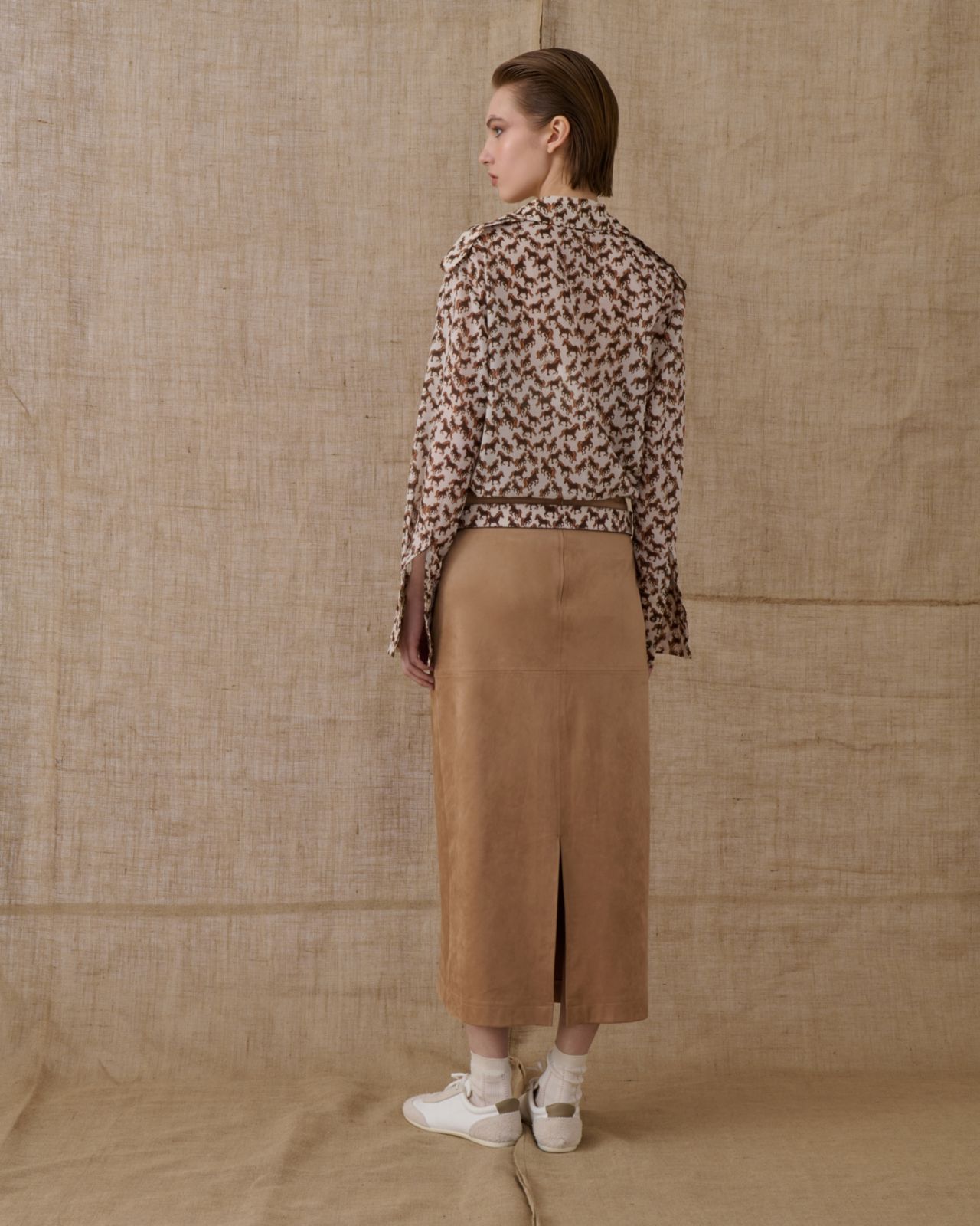 Picture of Horse Print Slim Fit Shirt