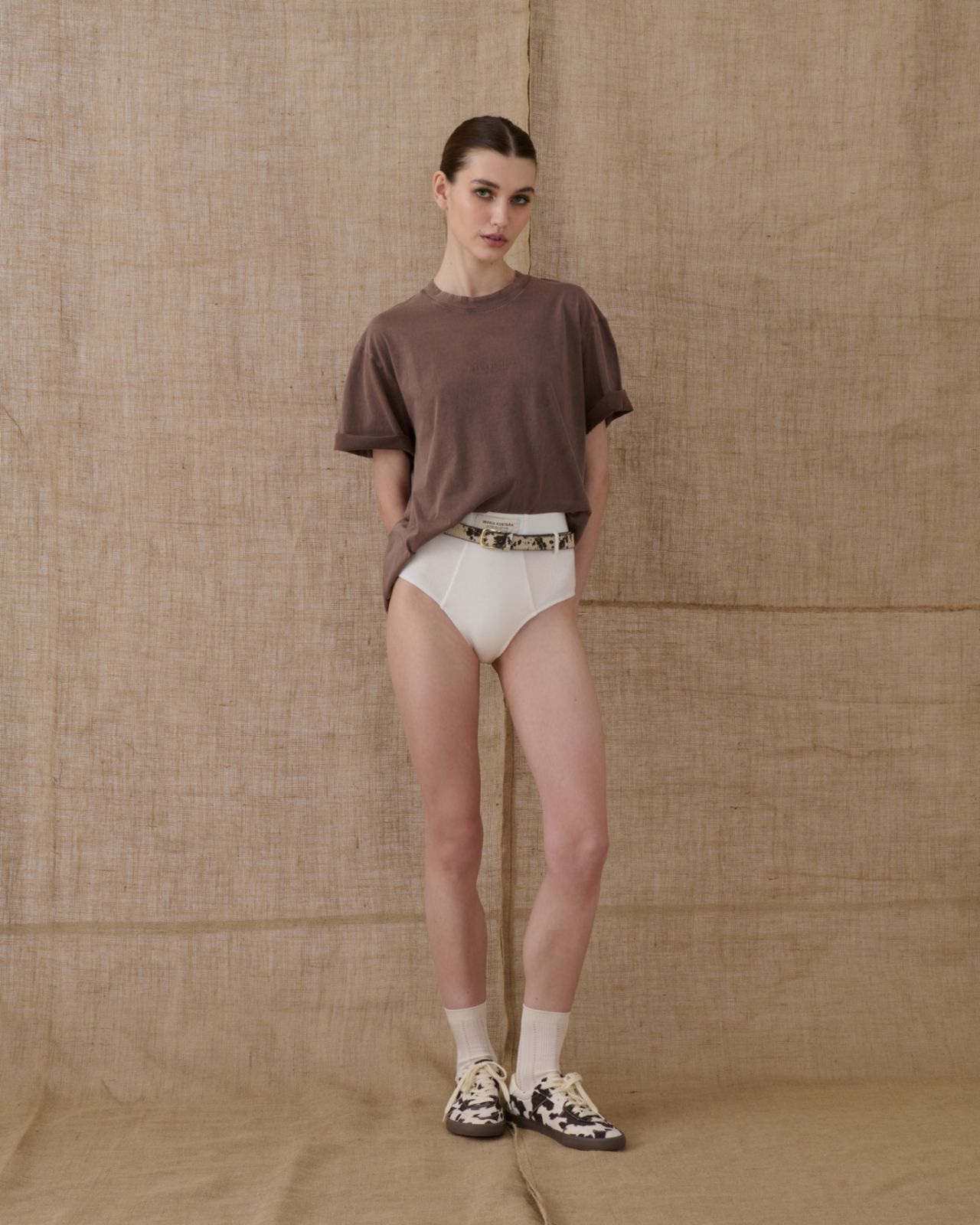 Picture of White Underpants With Belt Loops