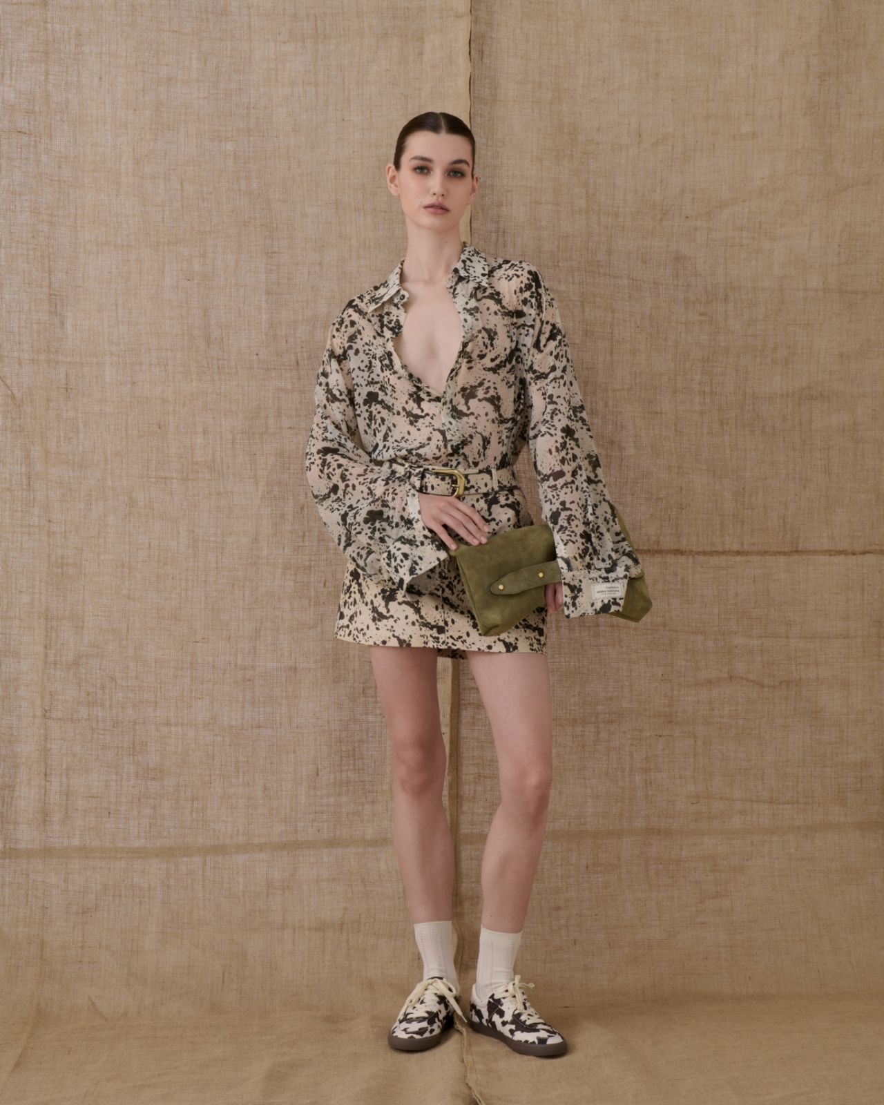 Picture of Mini Skirt with Animal Print