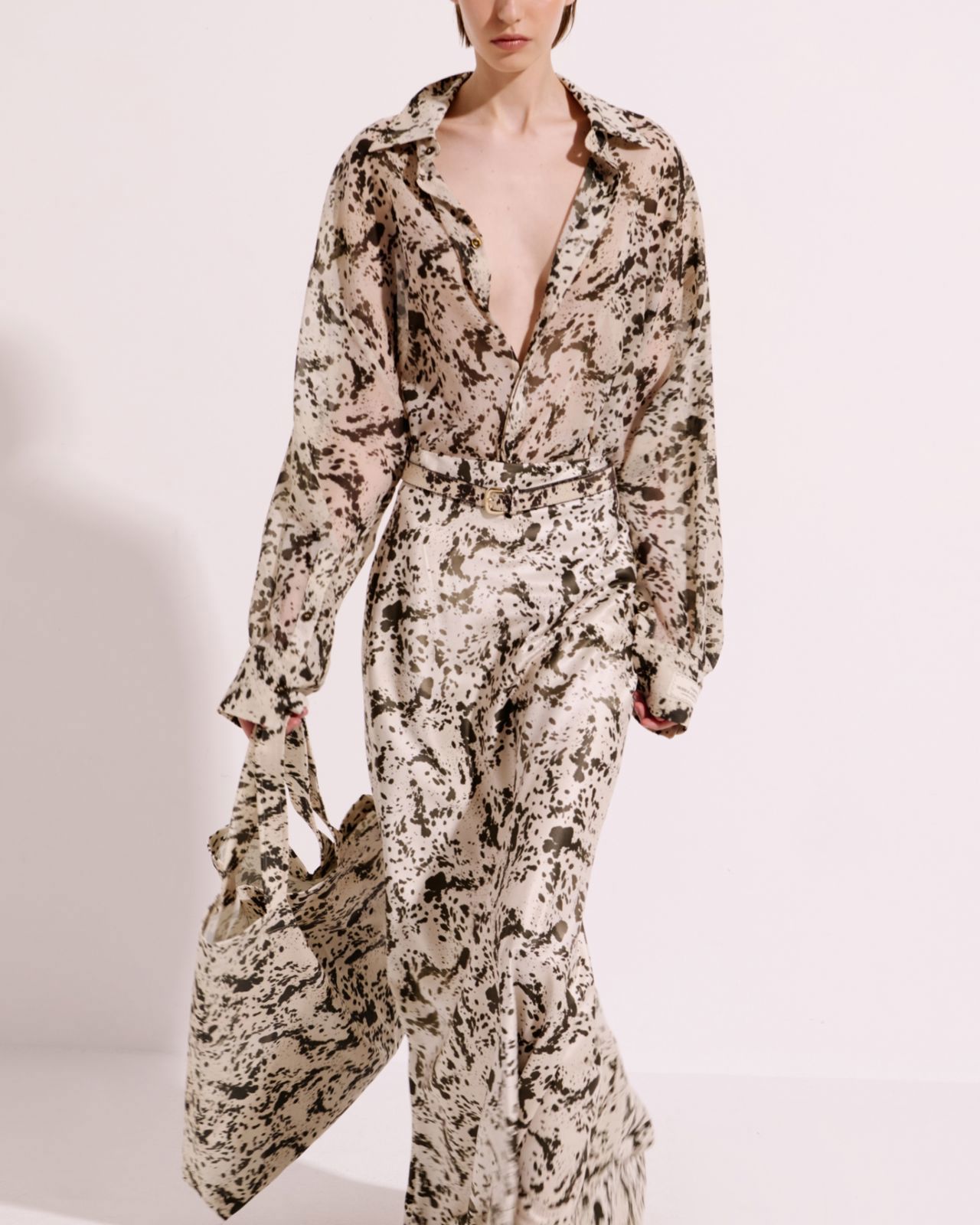 Picture of Animal Print Thin Belt