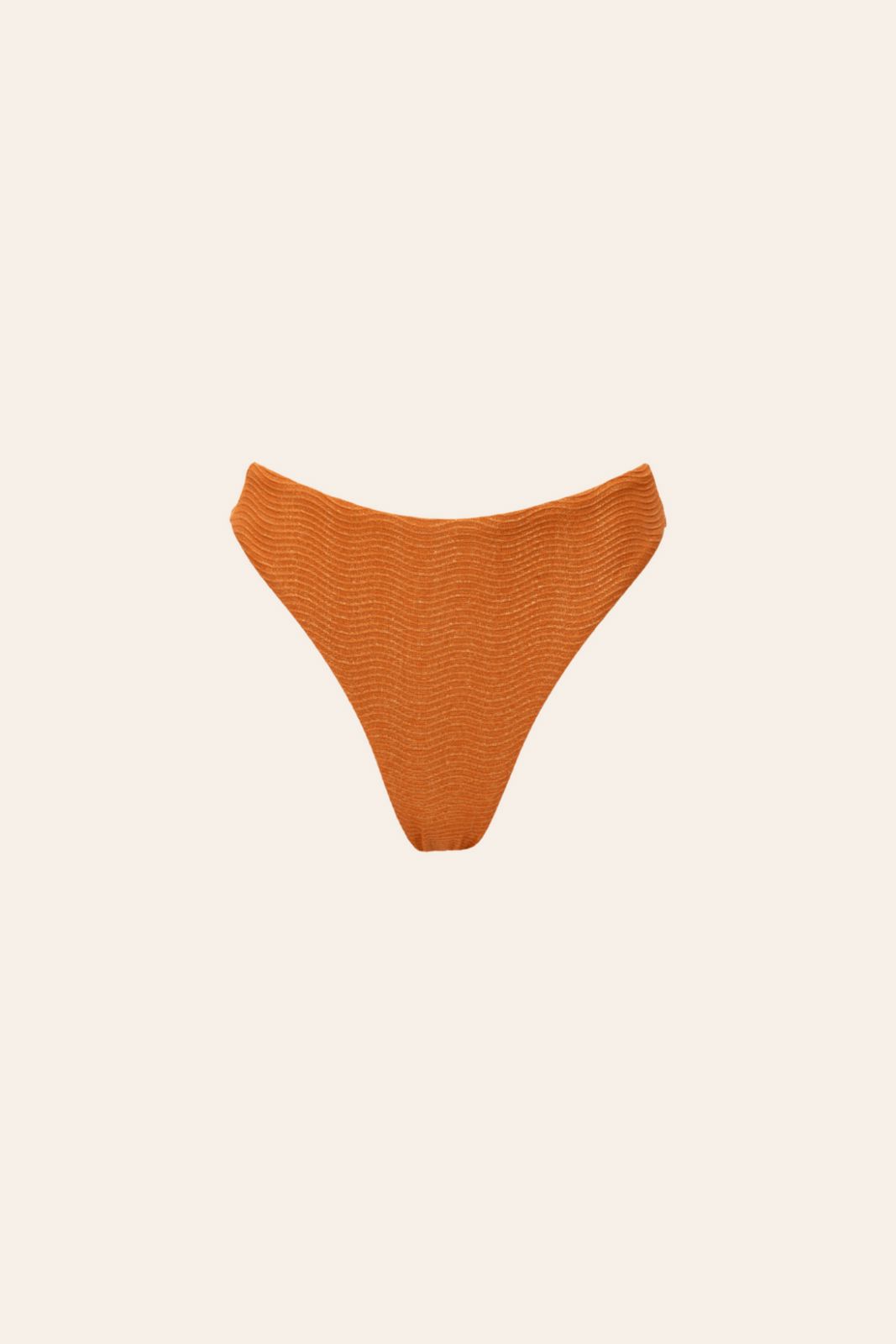 Picture of Apricot High Leg Bikini Bottoms