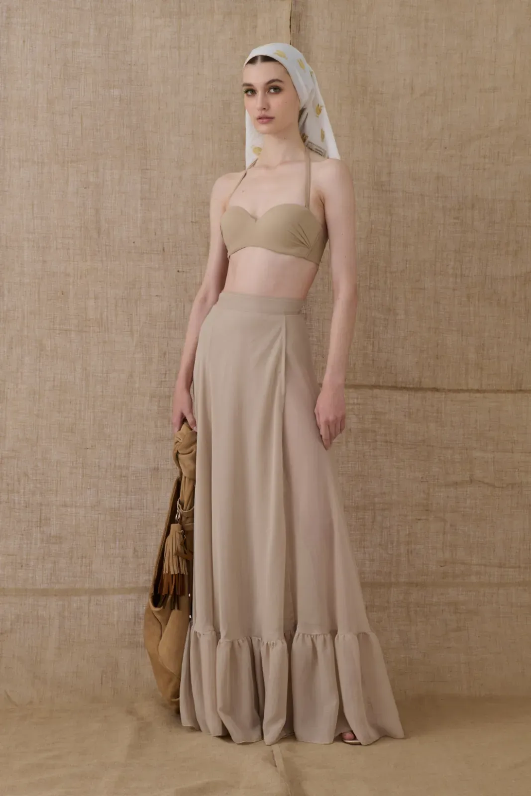 Picture of Beige Seamless Bikini Top