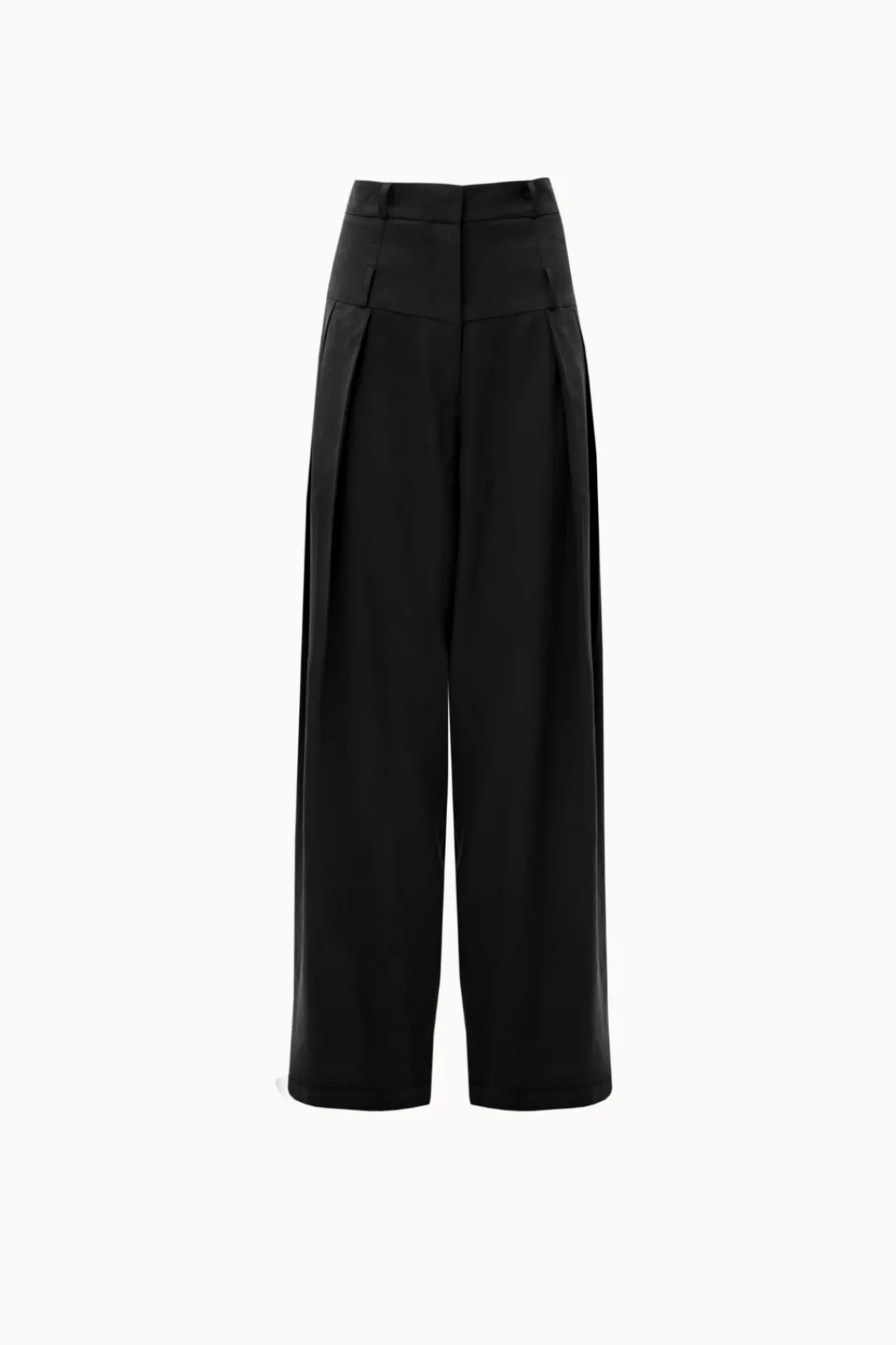 Picture of Black Double-Belted Pants