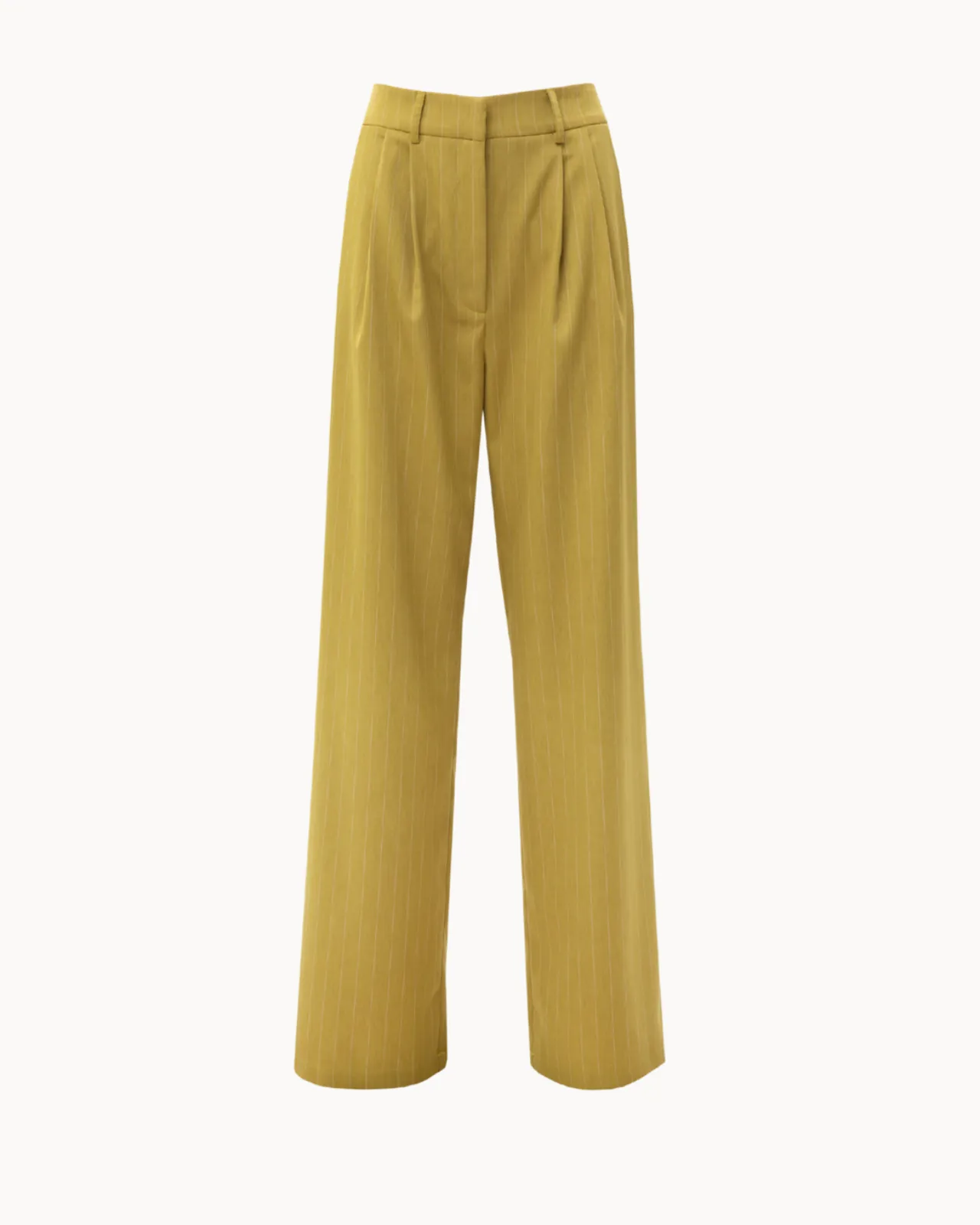 Picture of Striped Pants in Lime Green