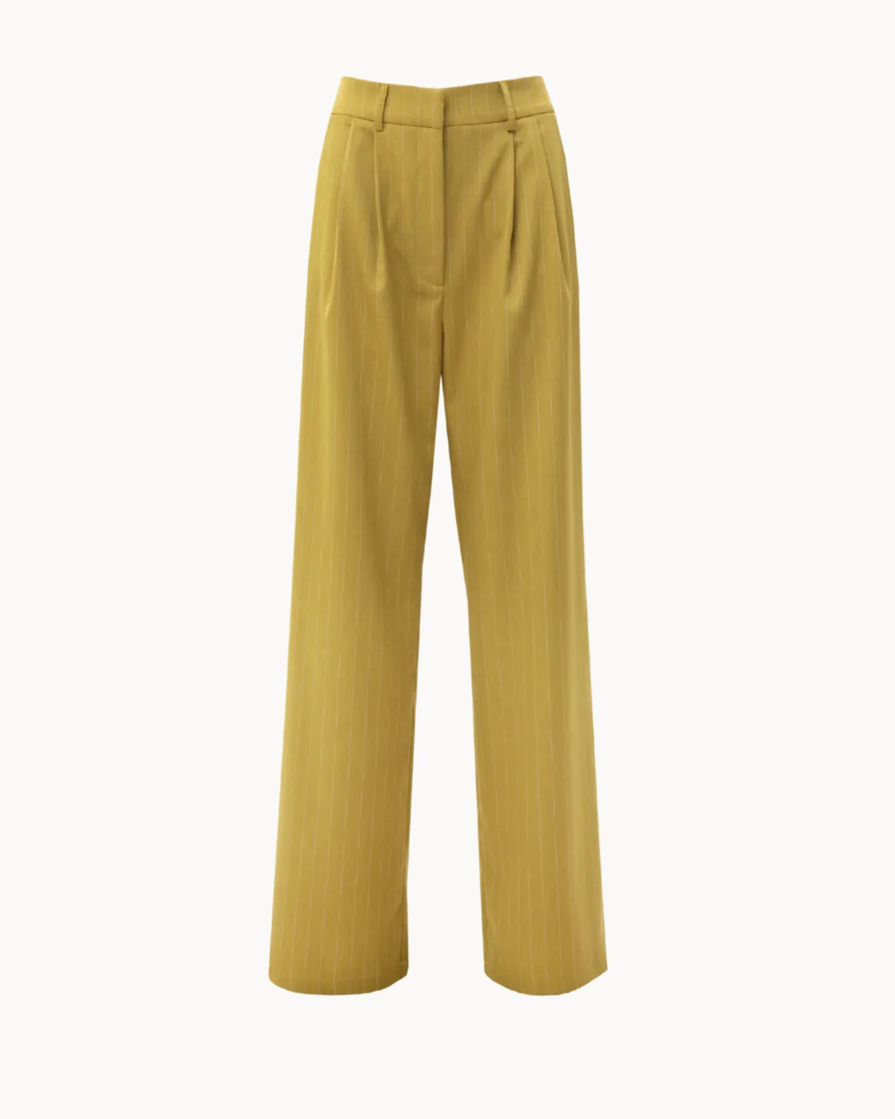 Picture of Striped Pants in Lime Green