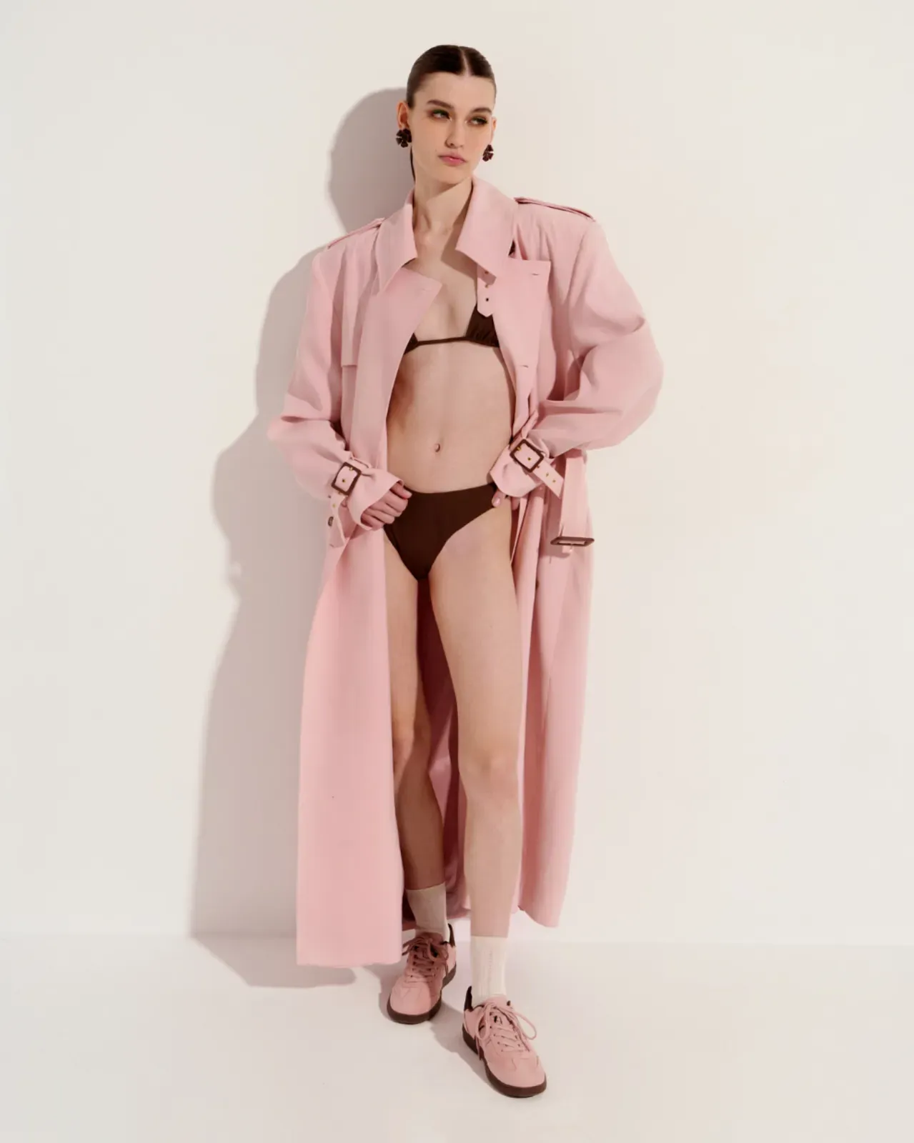 Picture of Dusty Pink Trench Coat