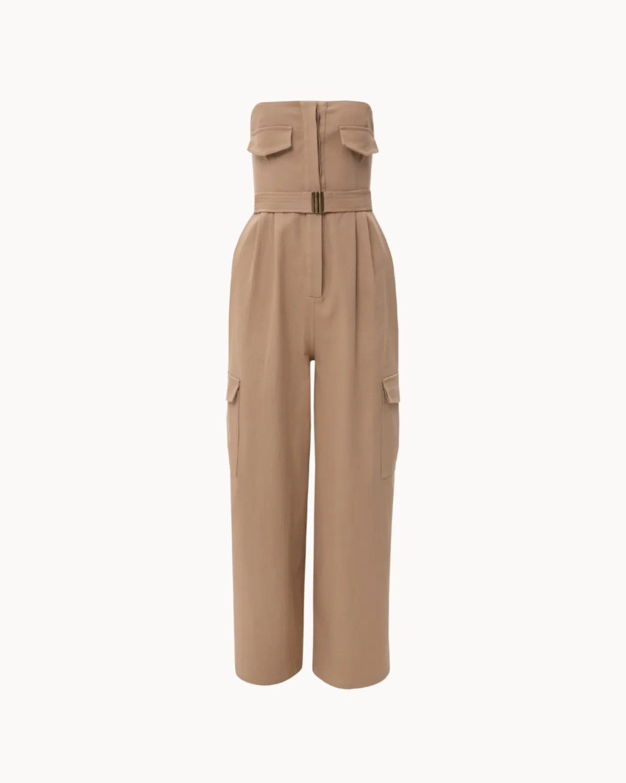 Picture of Beige Strapless Jumpsuit