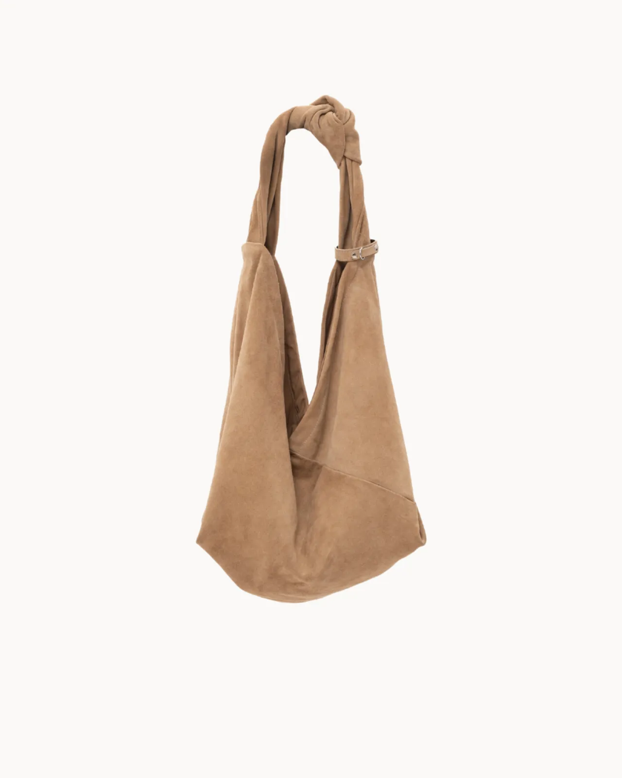 Picture of Beige Suede Shoulder Bag