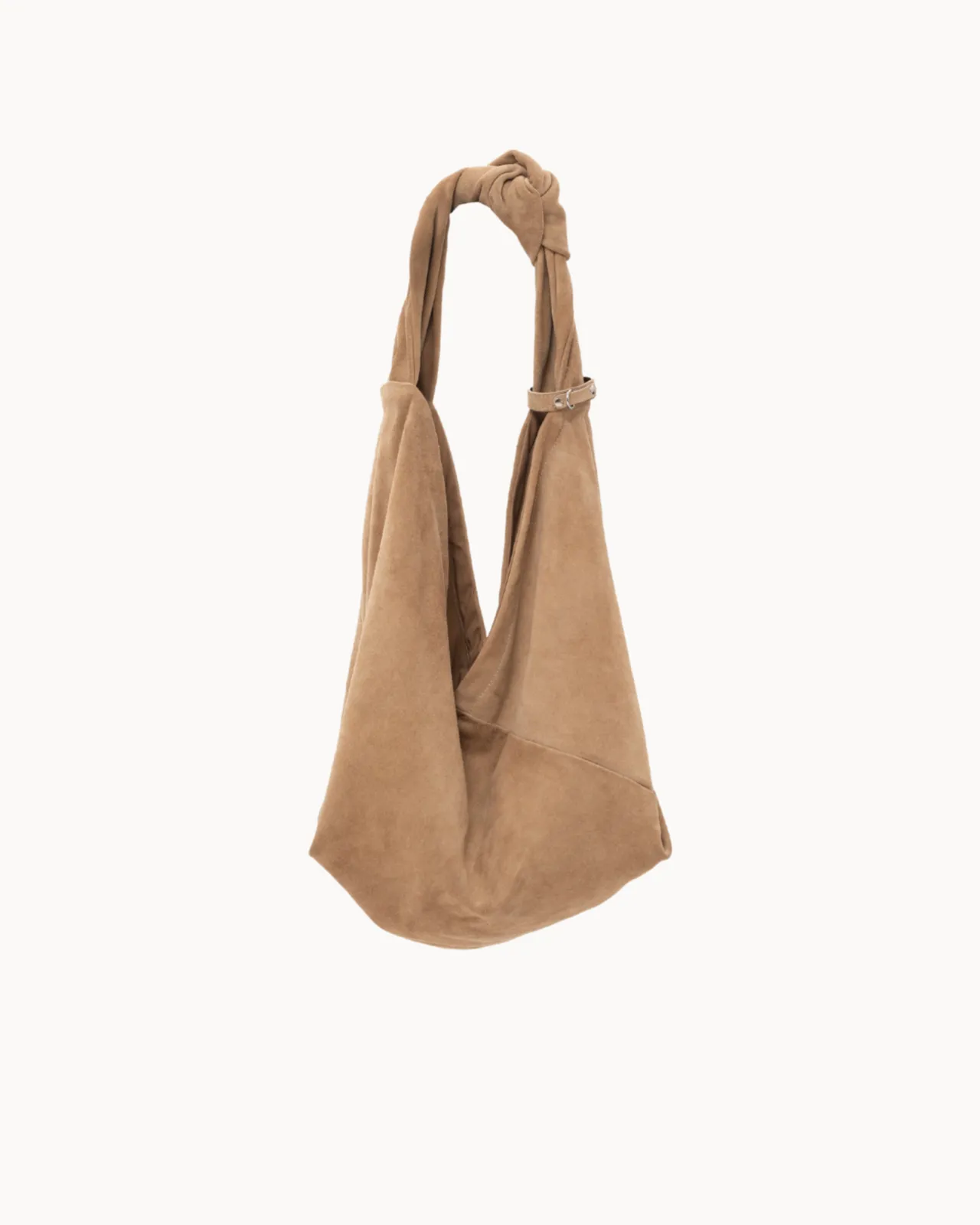Picture of Beige Suede Shoulder Bag