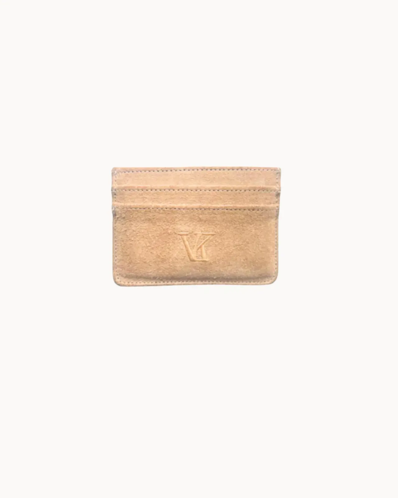 Picture of Beige Suede Card Holder