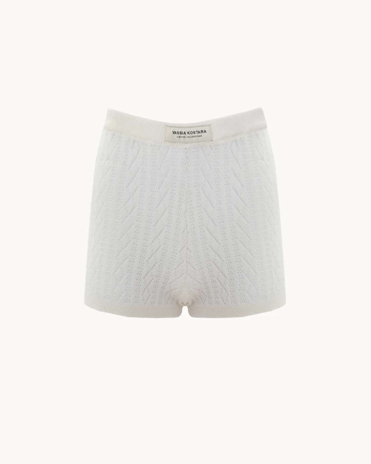 Picture of Ecru Knitted Shorts