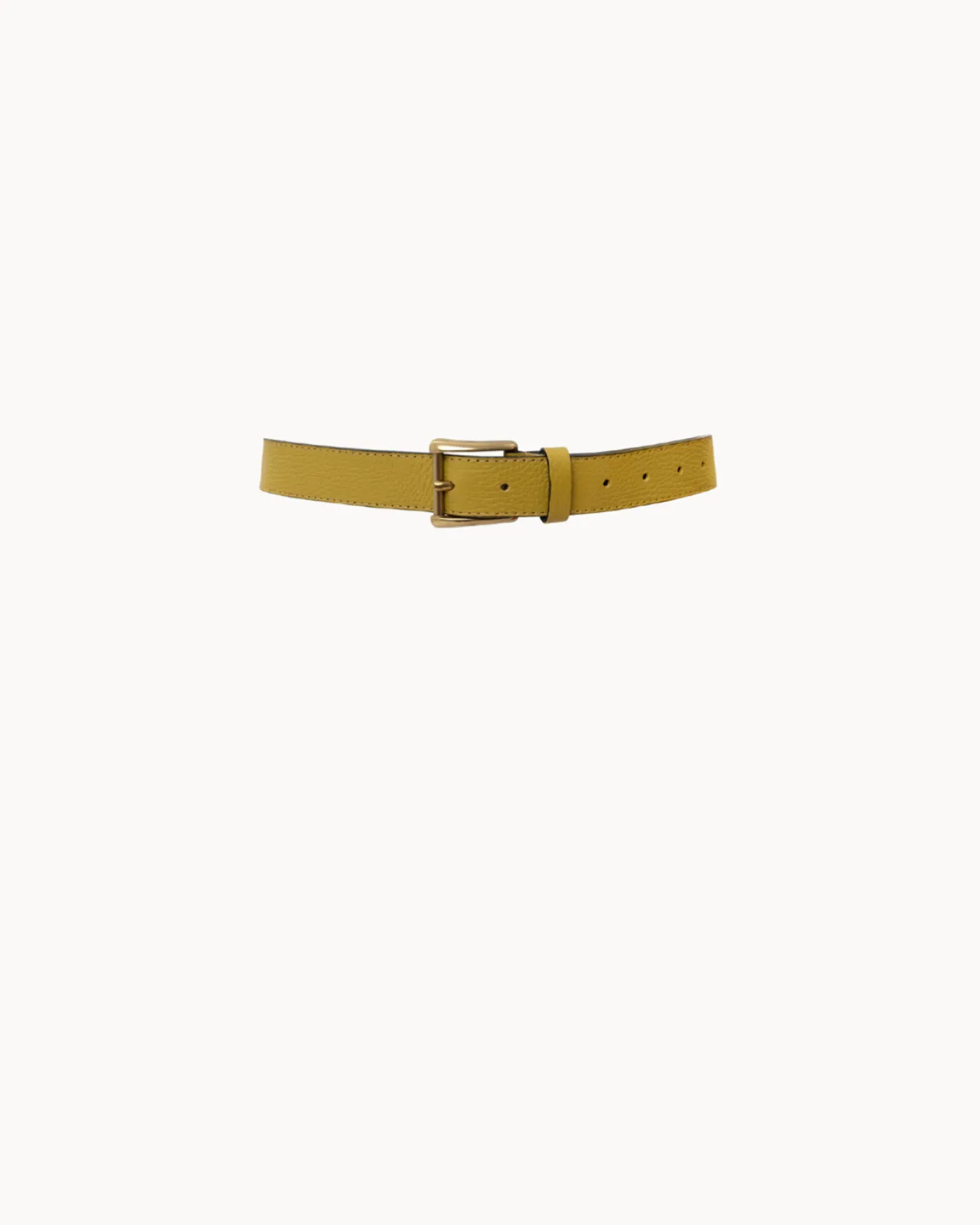 Picture of Lime Green Thin Leather Belt
