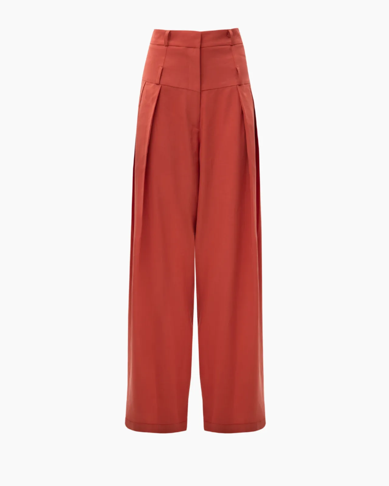 Picture of Sanguine Red Double-Belted Pants