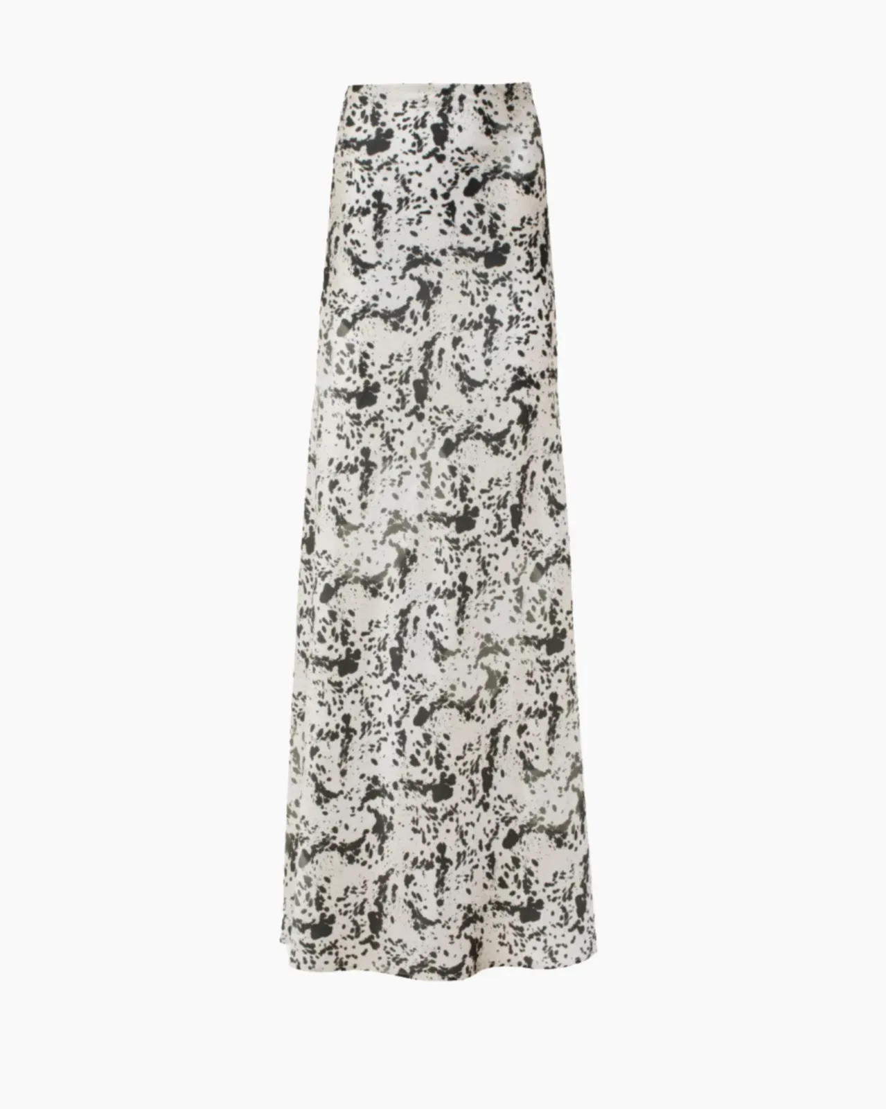 Picture of Satin Long Skirt with Animal Print