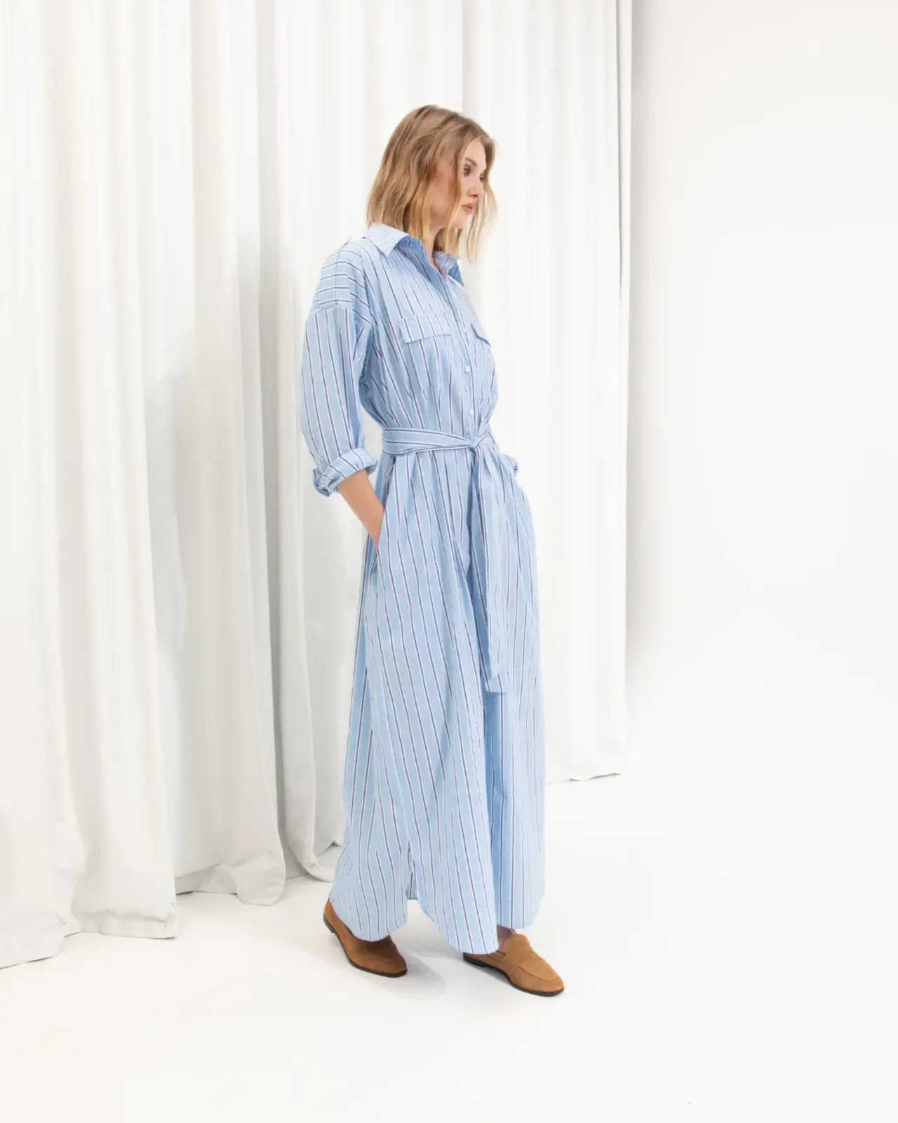 Picture of Chemisier Striped Dress