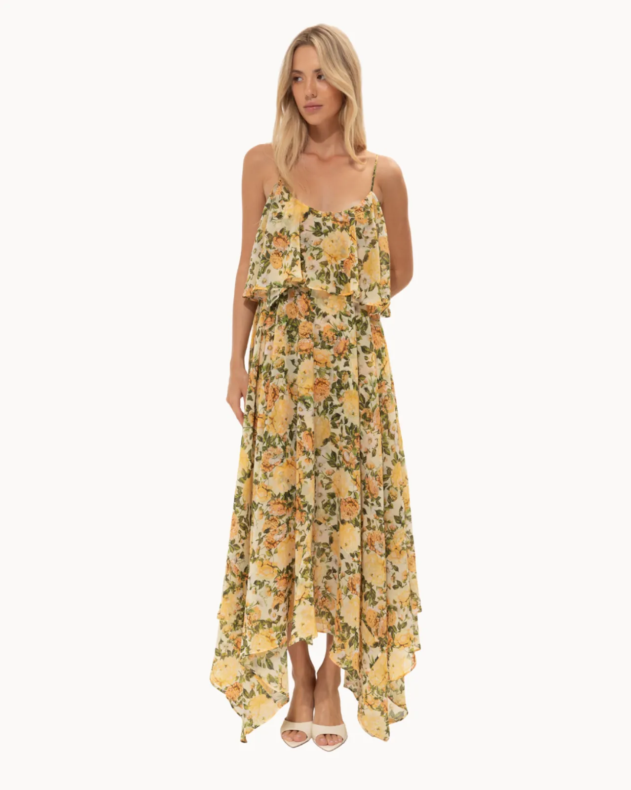 Picture of Asymmetrical Ruffled Dress