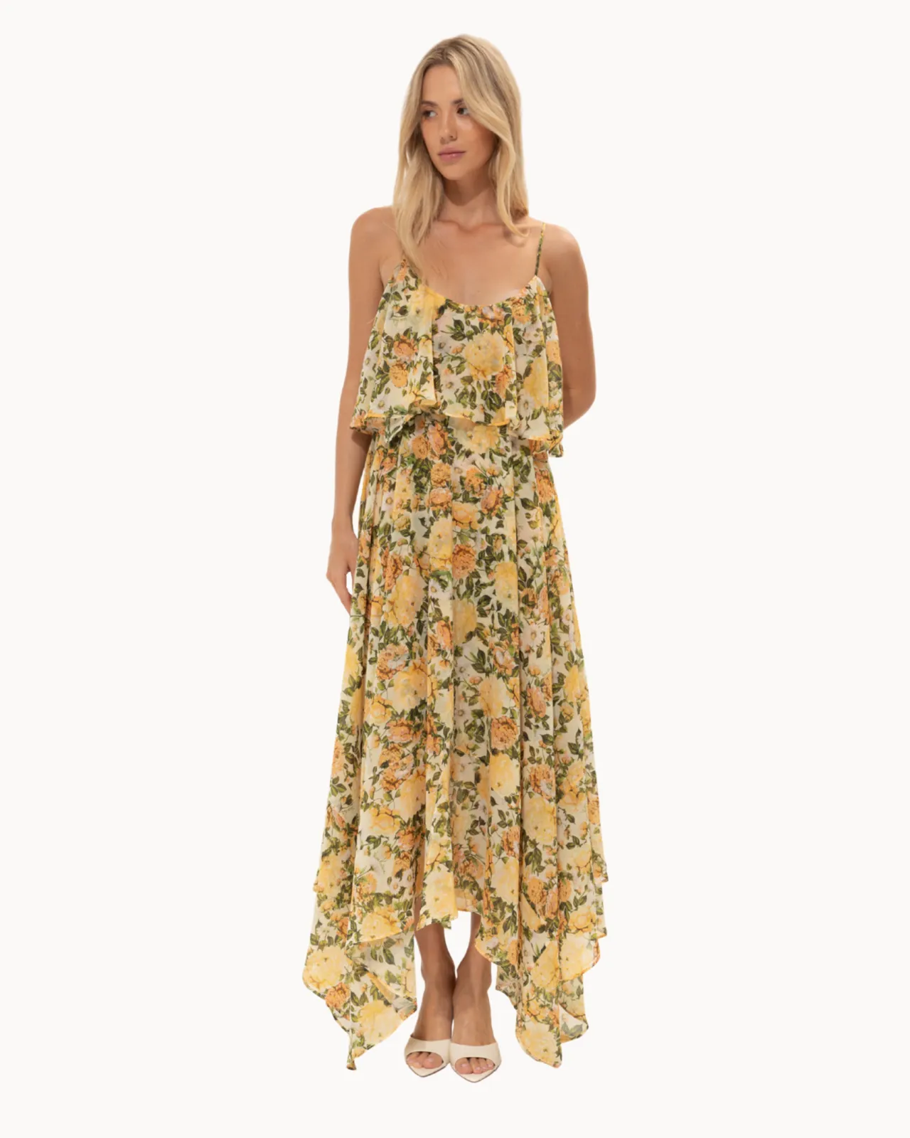 Picture of Asymmetrical Ruffled Dress