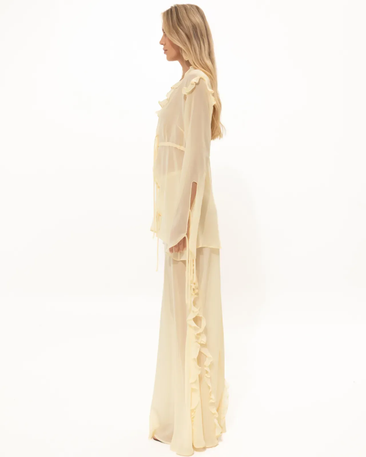 Picture of Chamomile Yellow Sheer Skirt