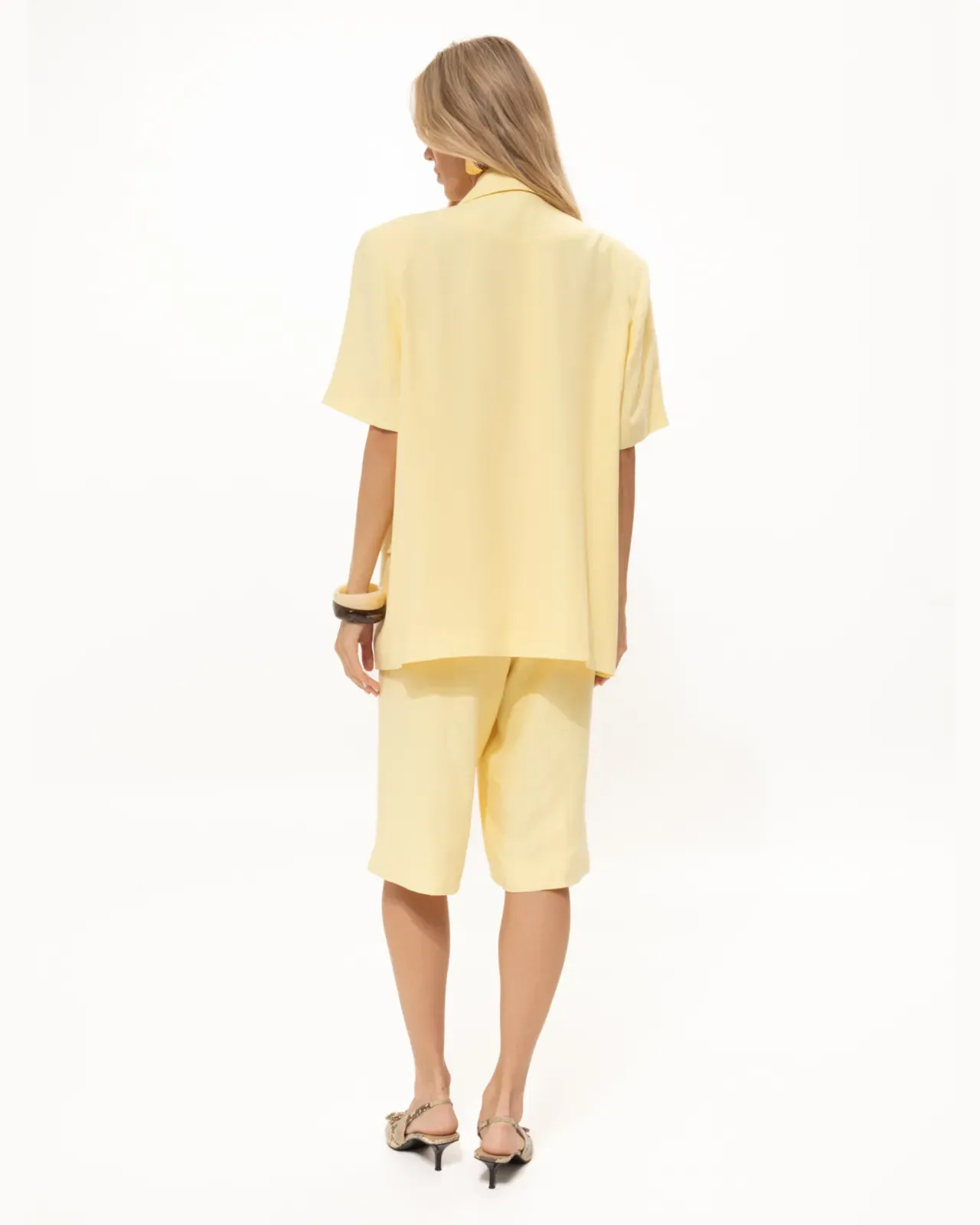 Picture of Chamomile Yellow Short-Sleeved Blazer