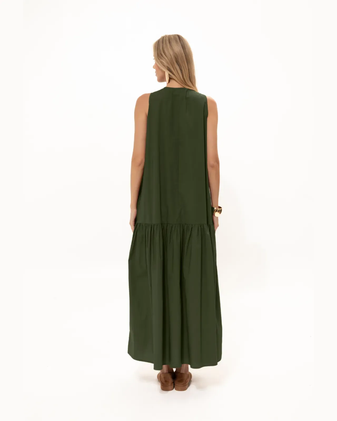 Picture of Khaki Cotton Dress
