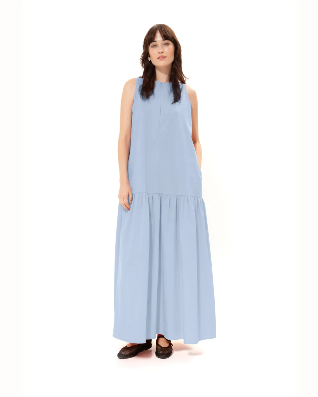 Picture of Sky Blue Cotton Dress