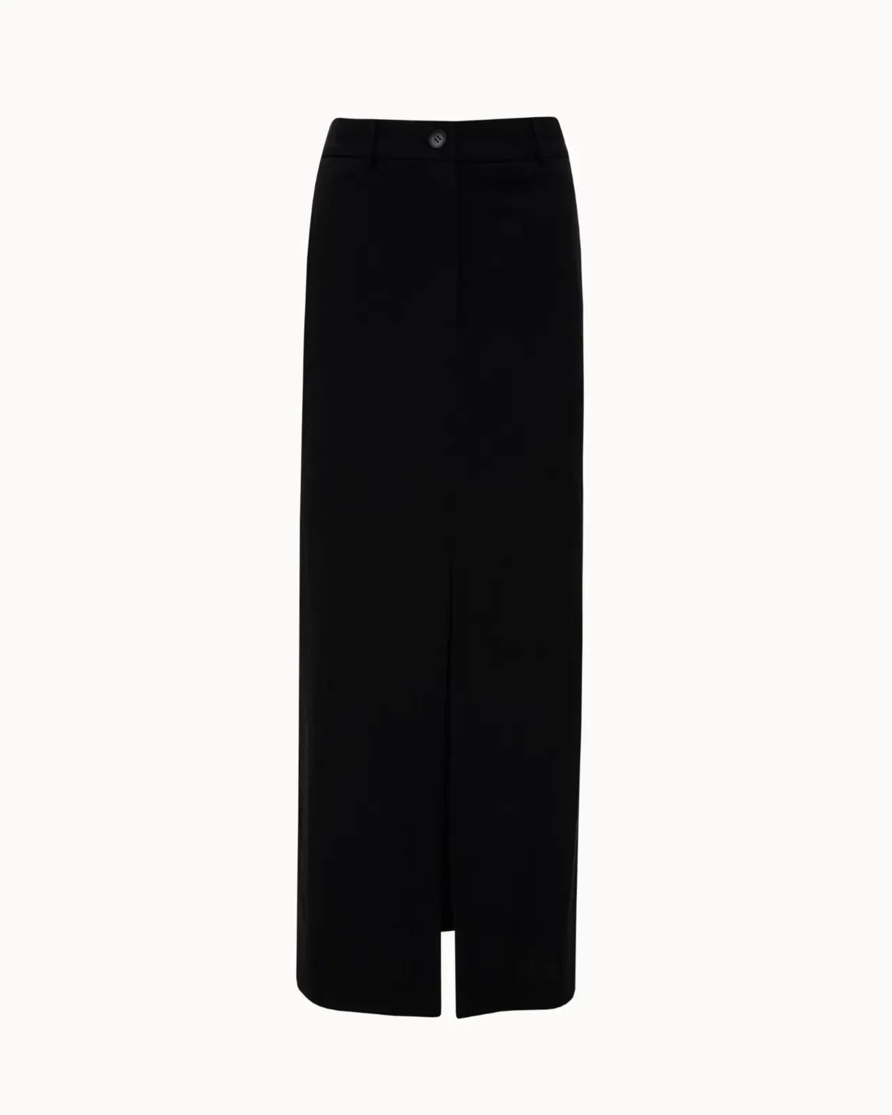 Picture of Black Straight-Line Midi Skirt