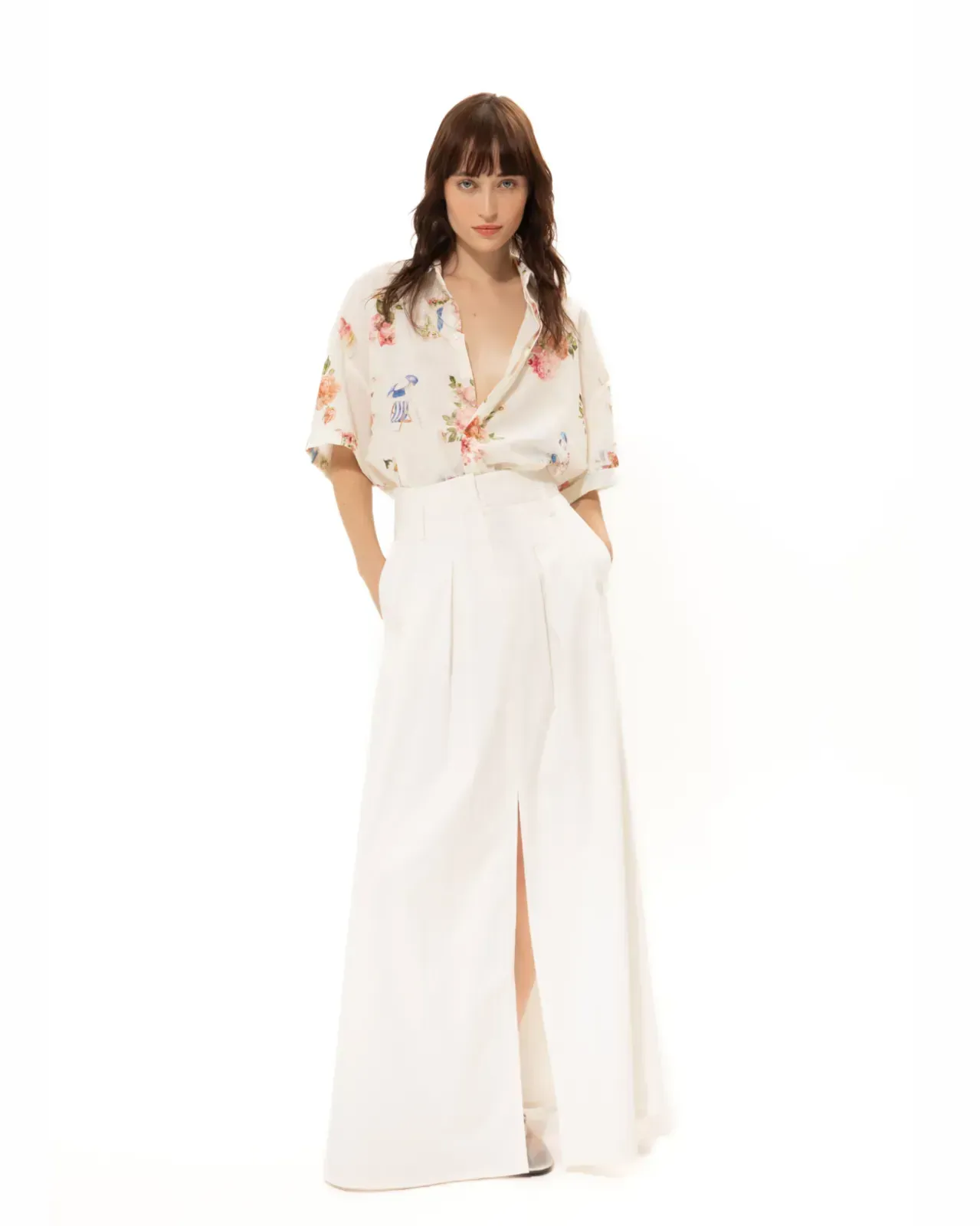 Picture of Island White Long Skirt