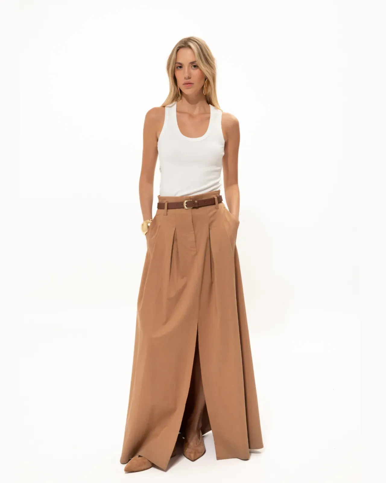 Picture of Tan Long Skirt