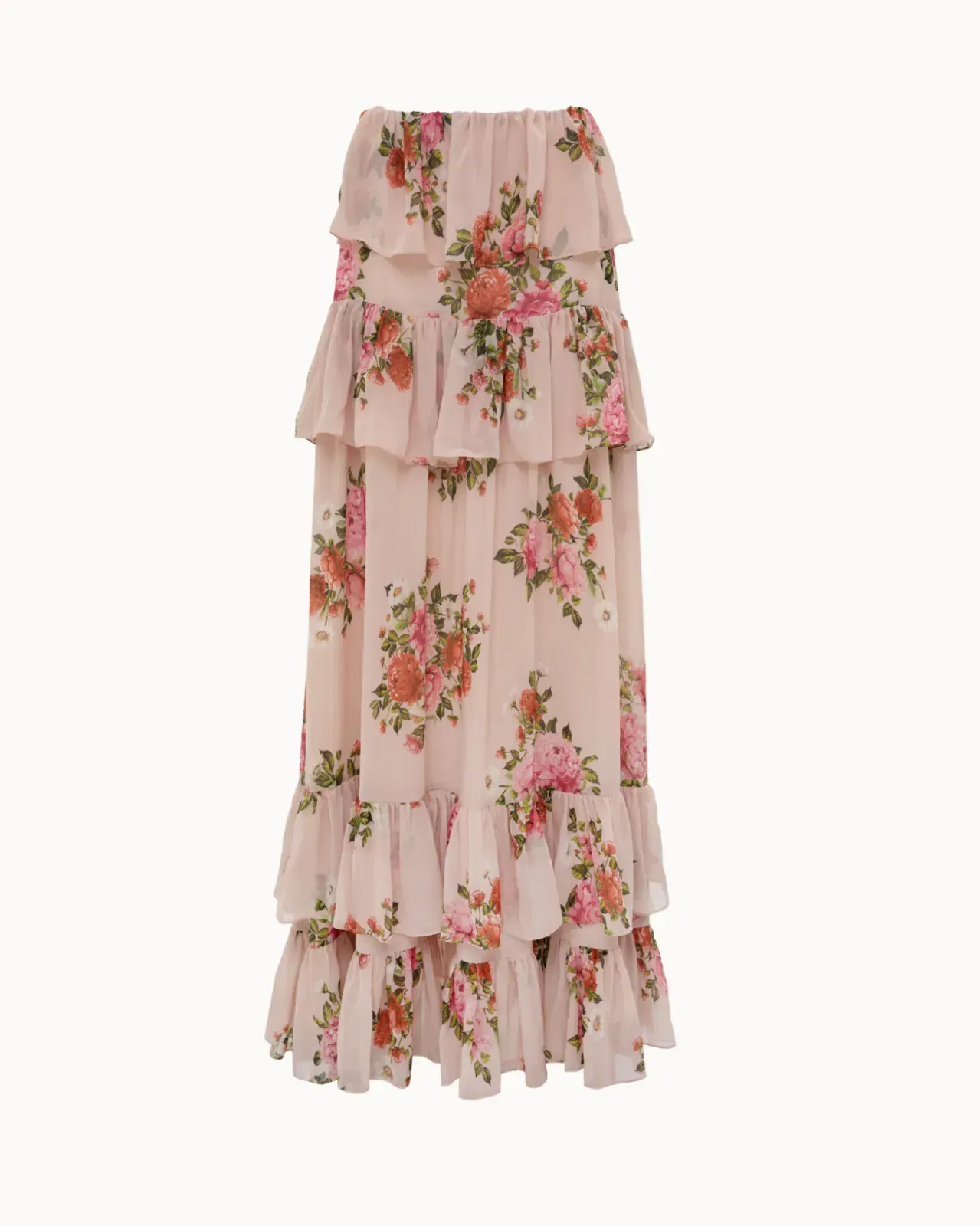 Picture of Pink Romance Ruffled Skirt