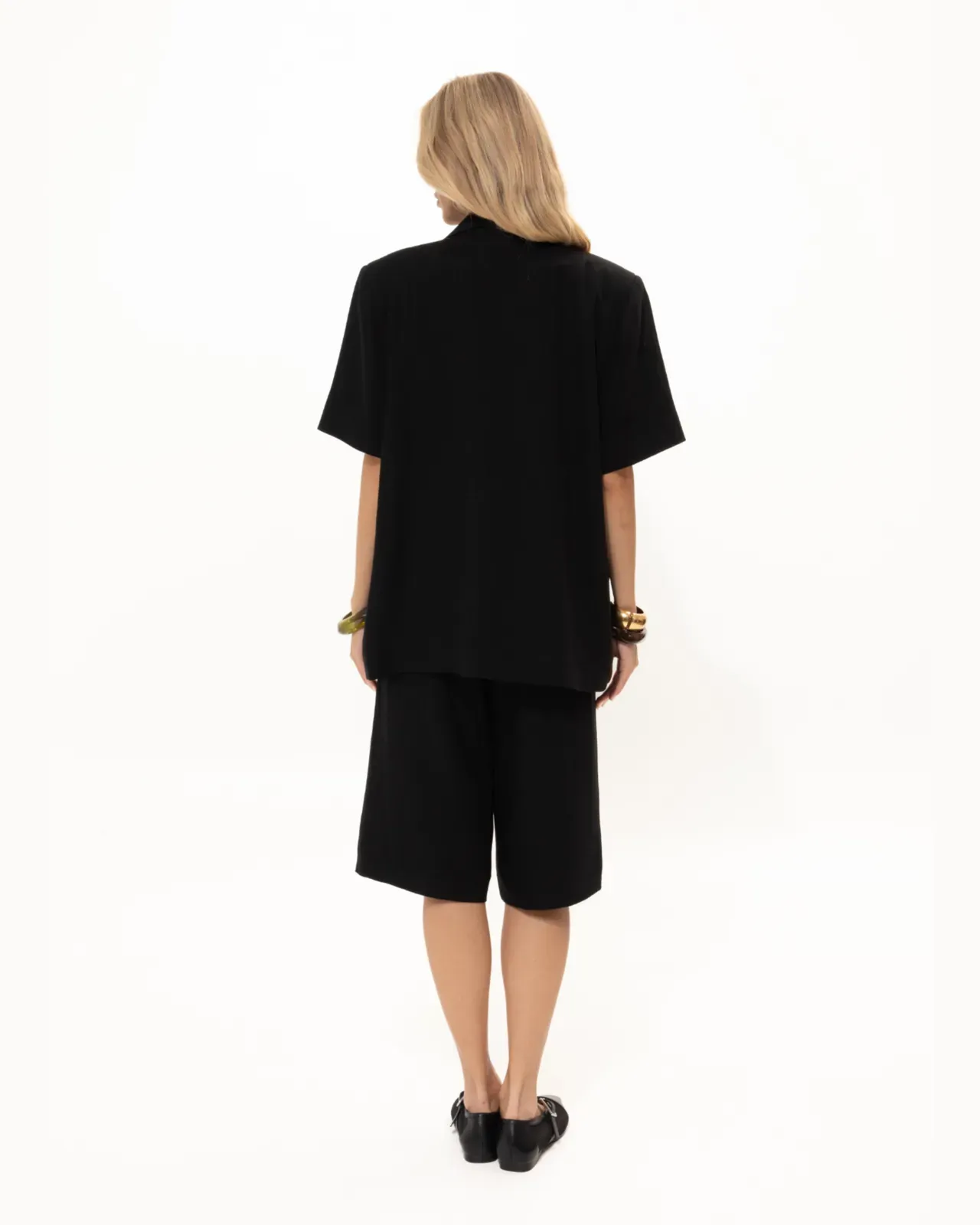 Picture of Black Short-Sleeved Blazer