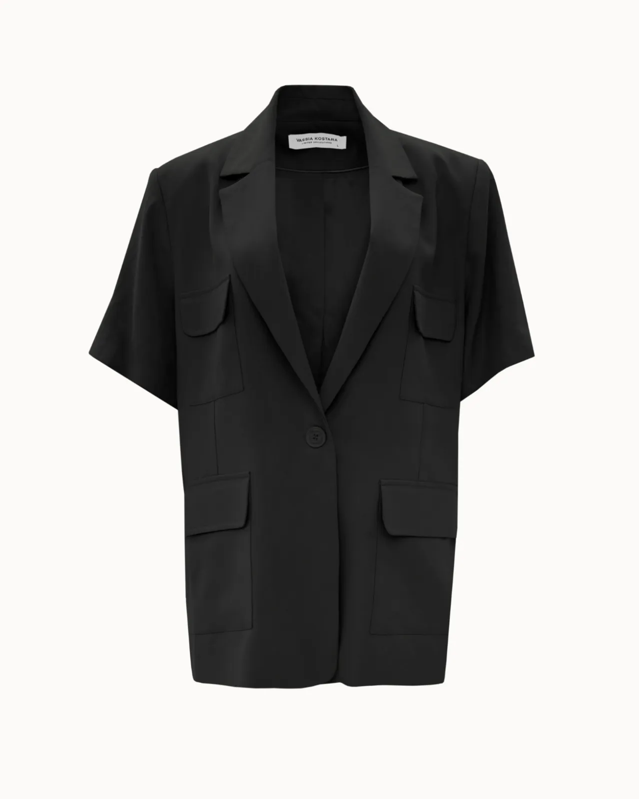 Picture of Black Short-Sleeved Blazer