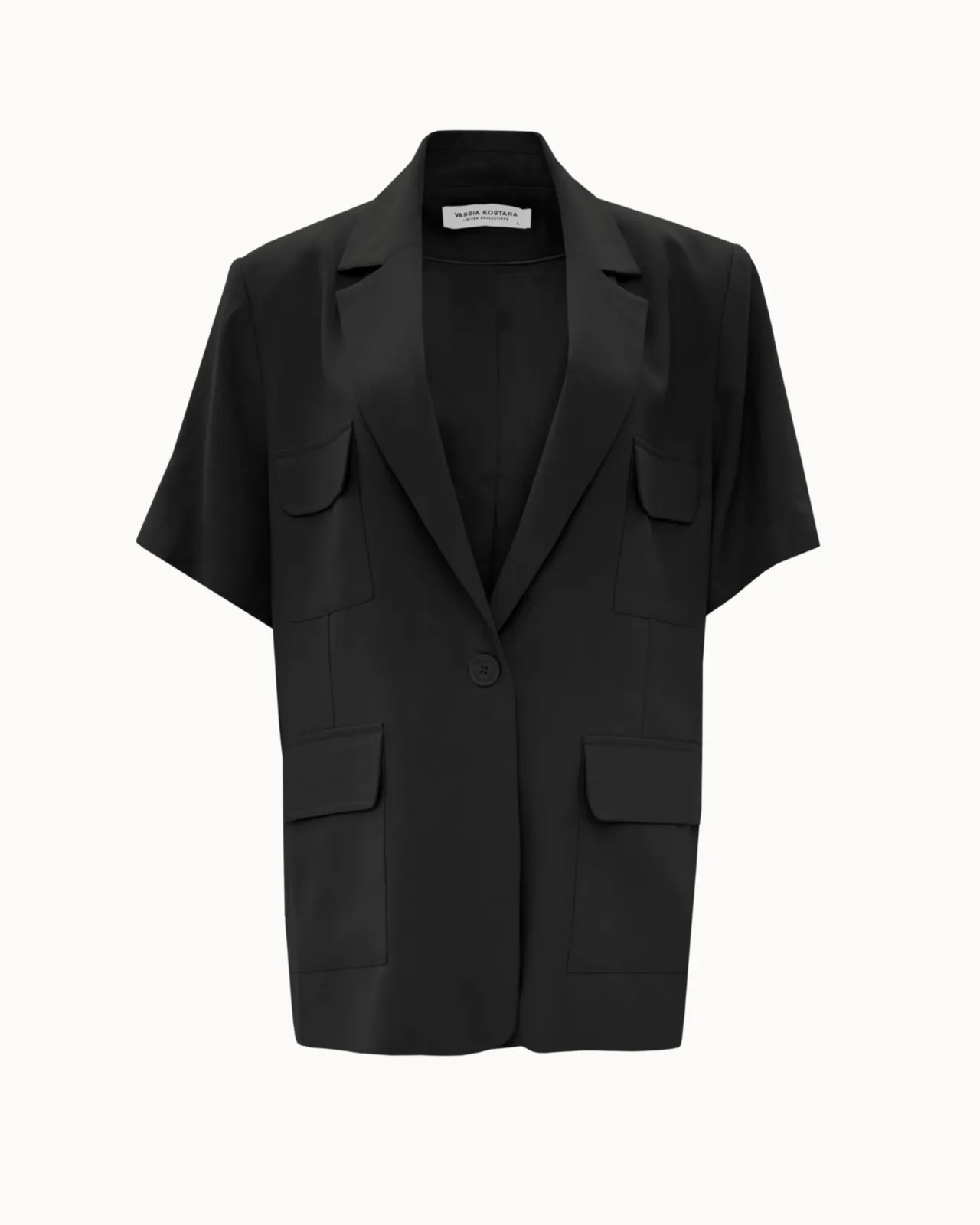 Picture of Black Short-Sleeved Blazer