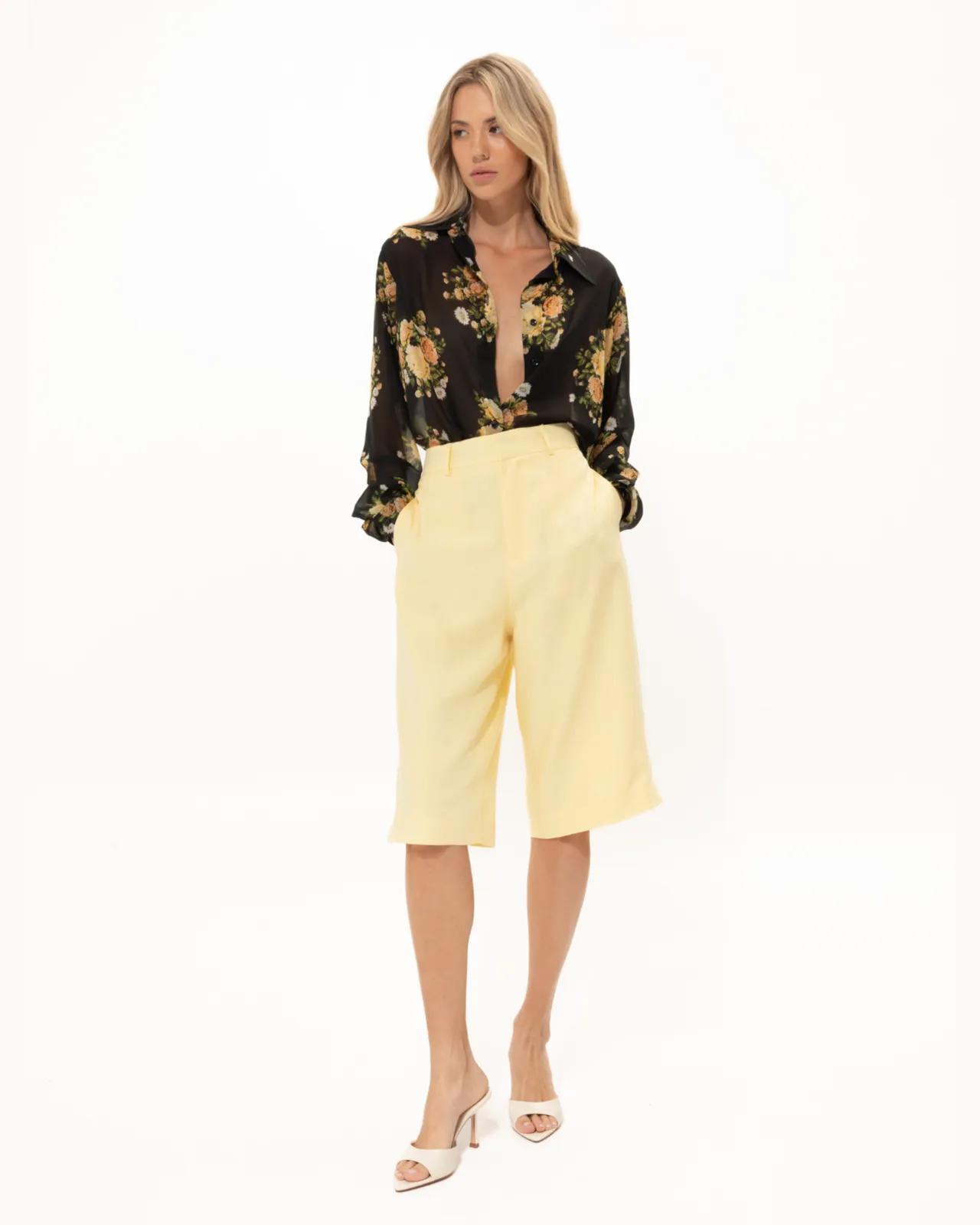 Picture of Chamomile Yellow Shorts