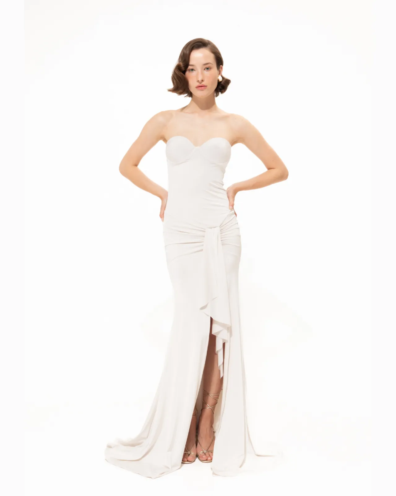 Picture of White Maxi Gown