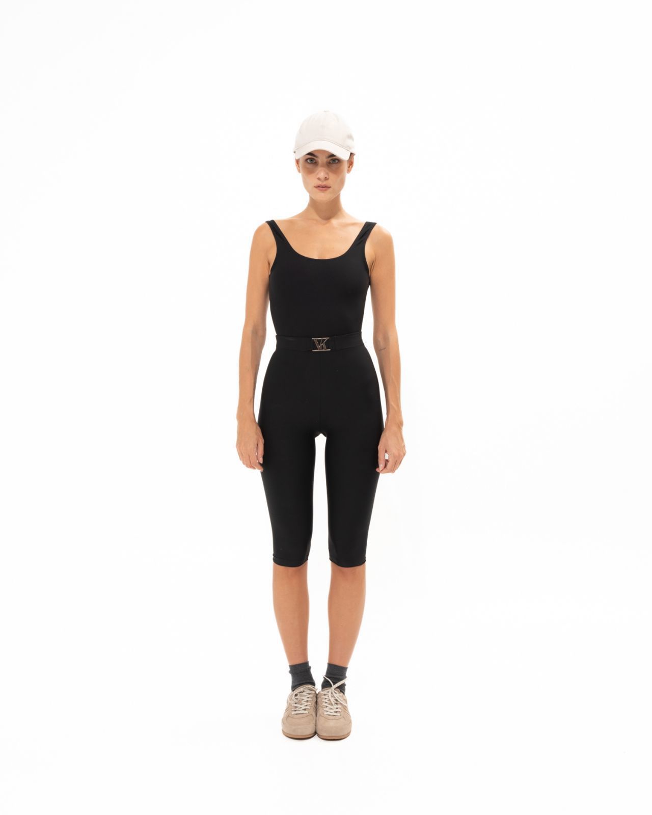 Picture of BLACK ACTIVE CAPRI PANTS