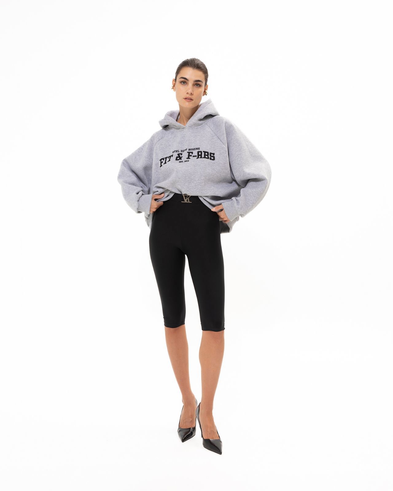 Picture of BLACK ACTIVE CAPRI PANTS