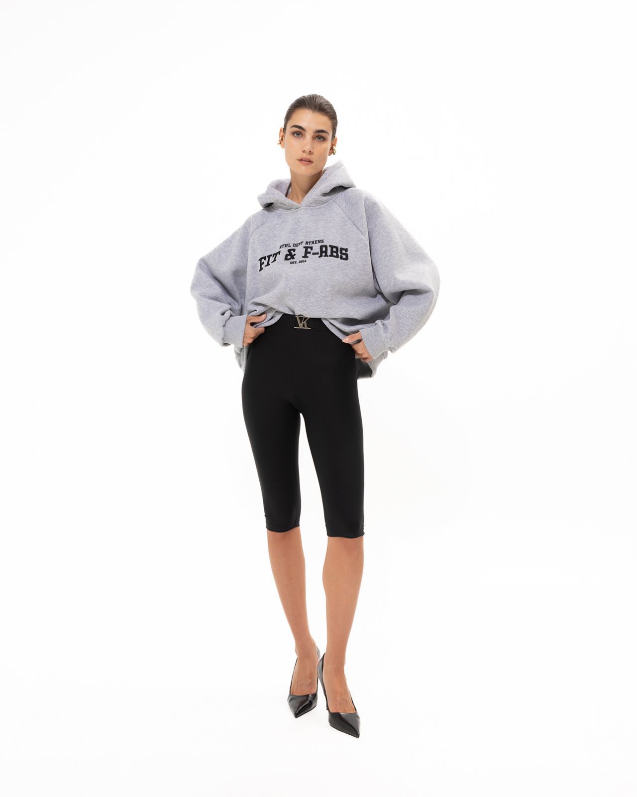 Picture of BLACK ACTIVE CAPRI PANTS