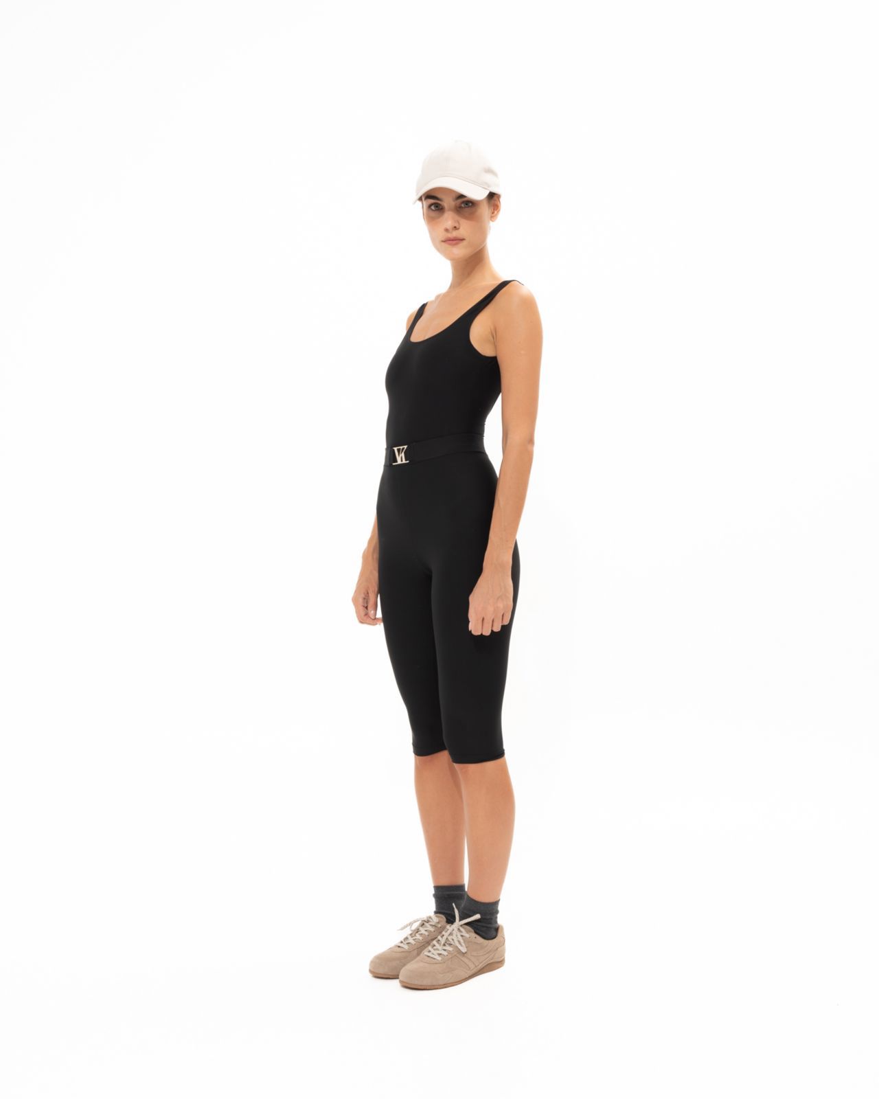 Picture of BLACK ACTIVE CAPRI PANTS