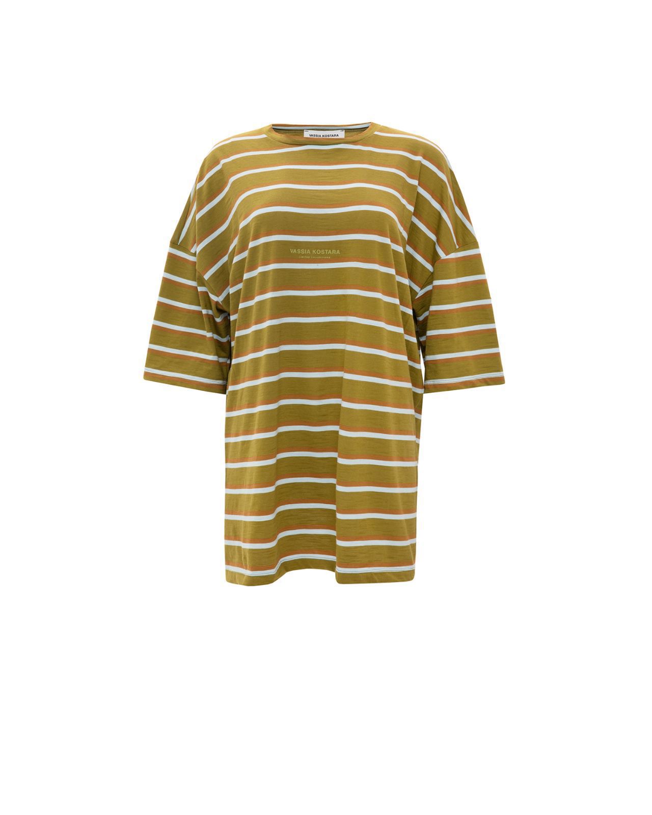Picture of STRIPED OLIVE BLOUSE