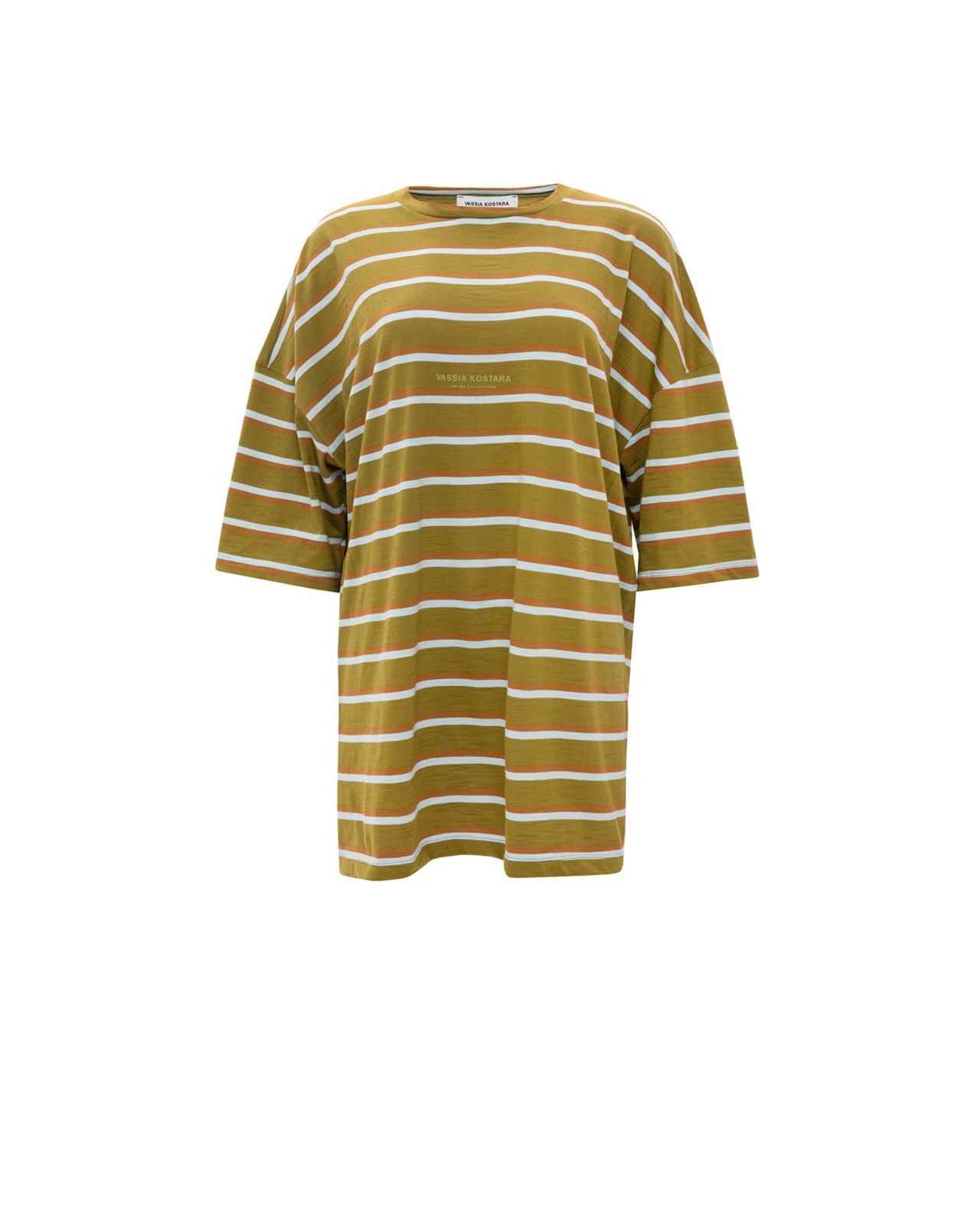 Picture of STRIPED OLIVE BLOUSE