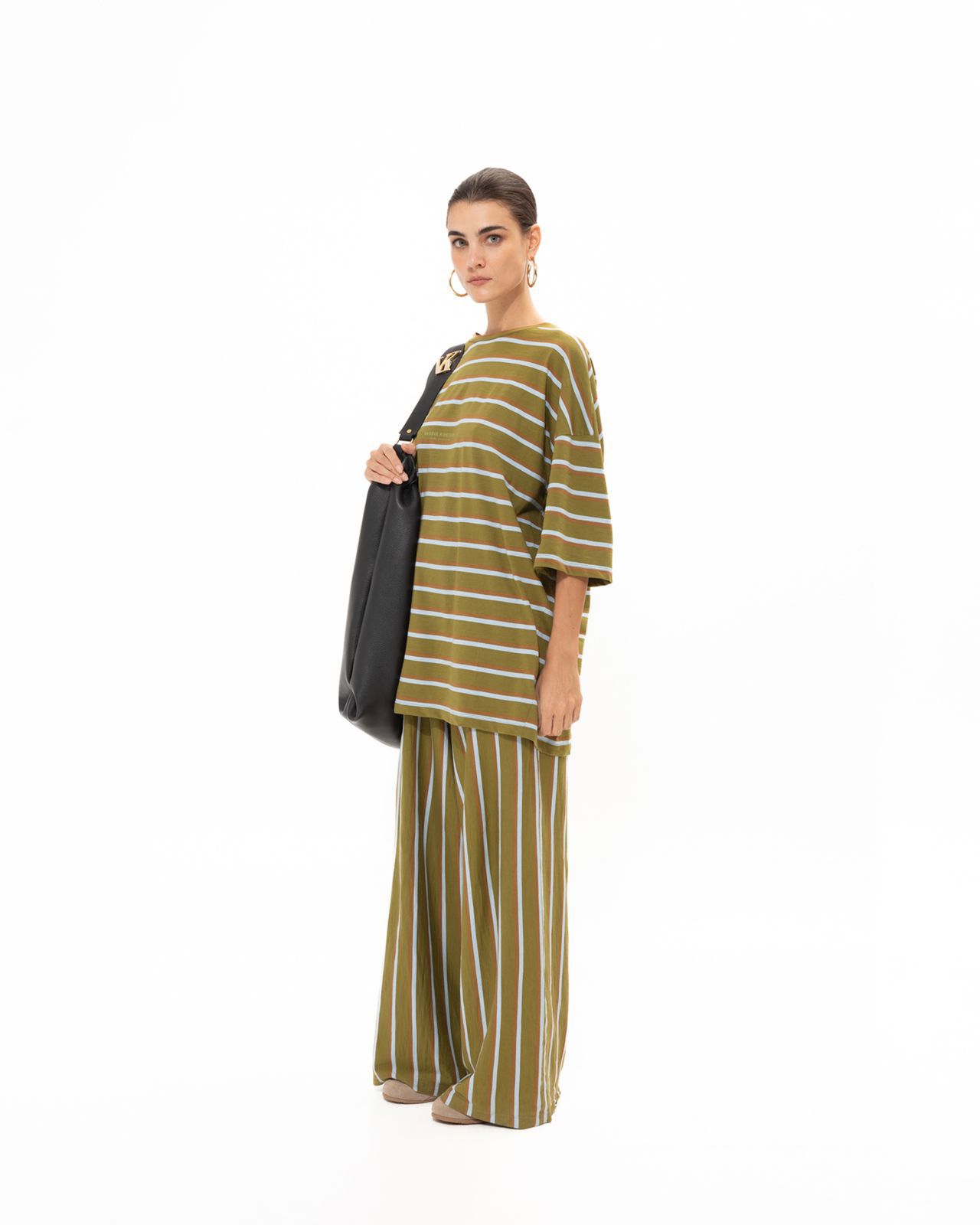 Picture of STRIPED OLIVE PANTS